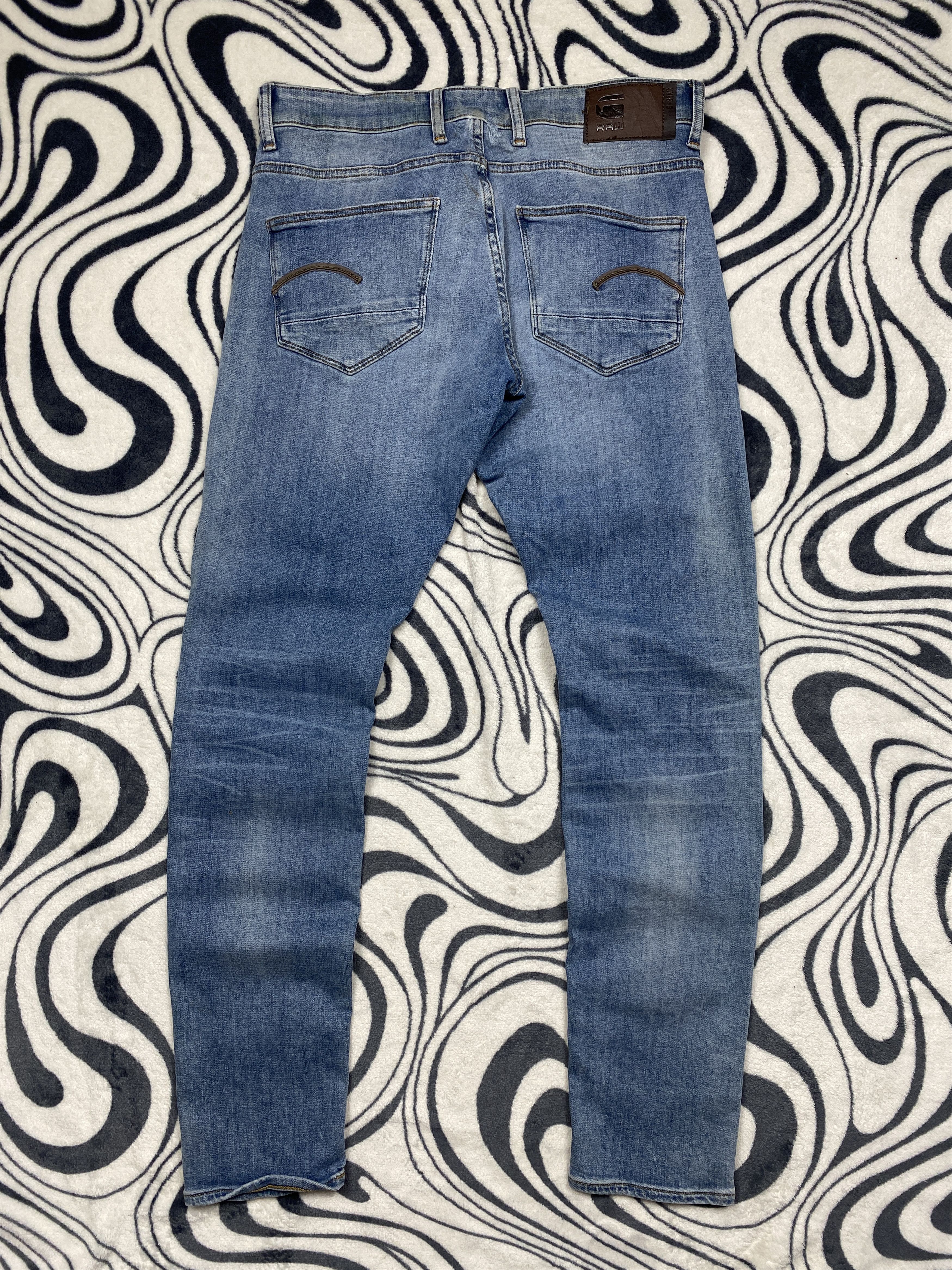 G-Star G Star Raw Mens Revend Skinny Denim Pants Jeans Size US 31 - 1 Thumbnail