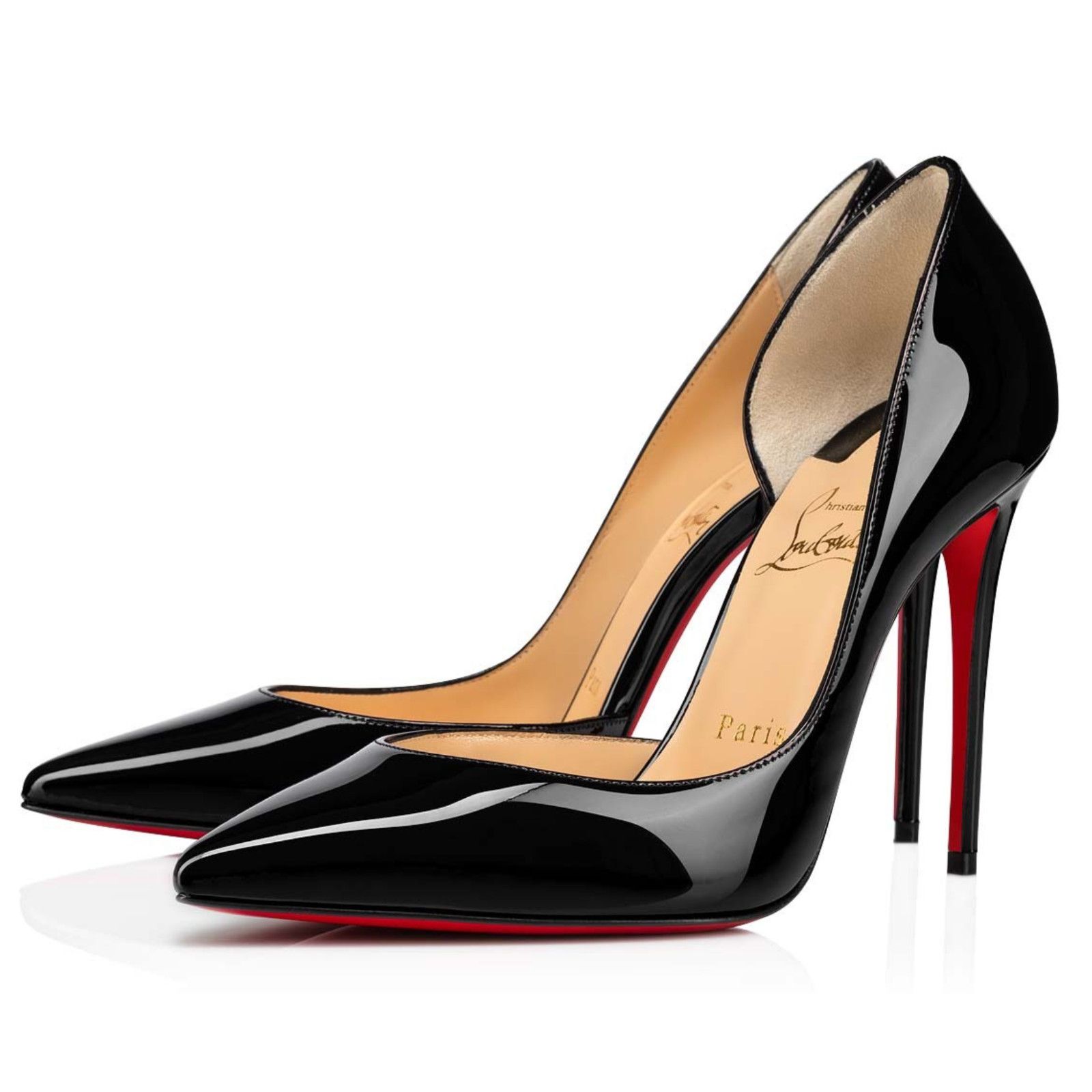 Christian Louboutin Christian Louboutin Iriza 100 Black Patent Leather Classic Size US 7.5 / IT 37.5 - 1 Thumbnail