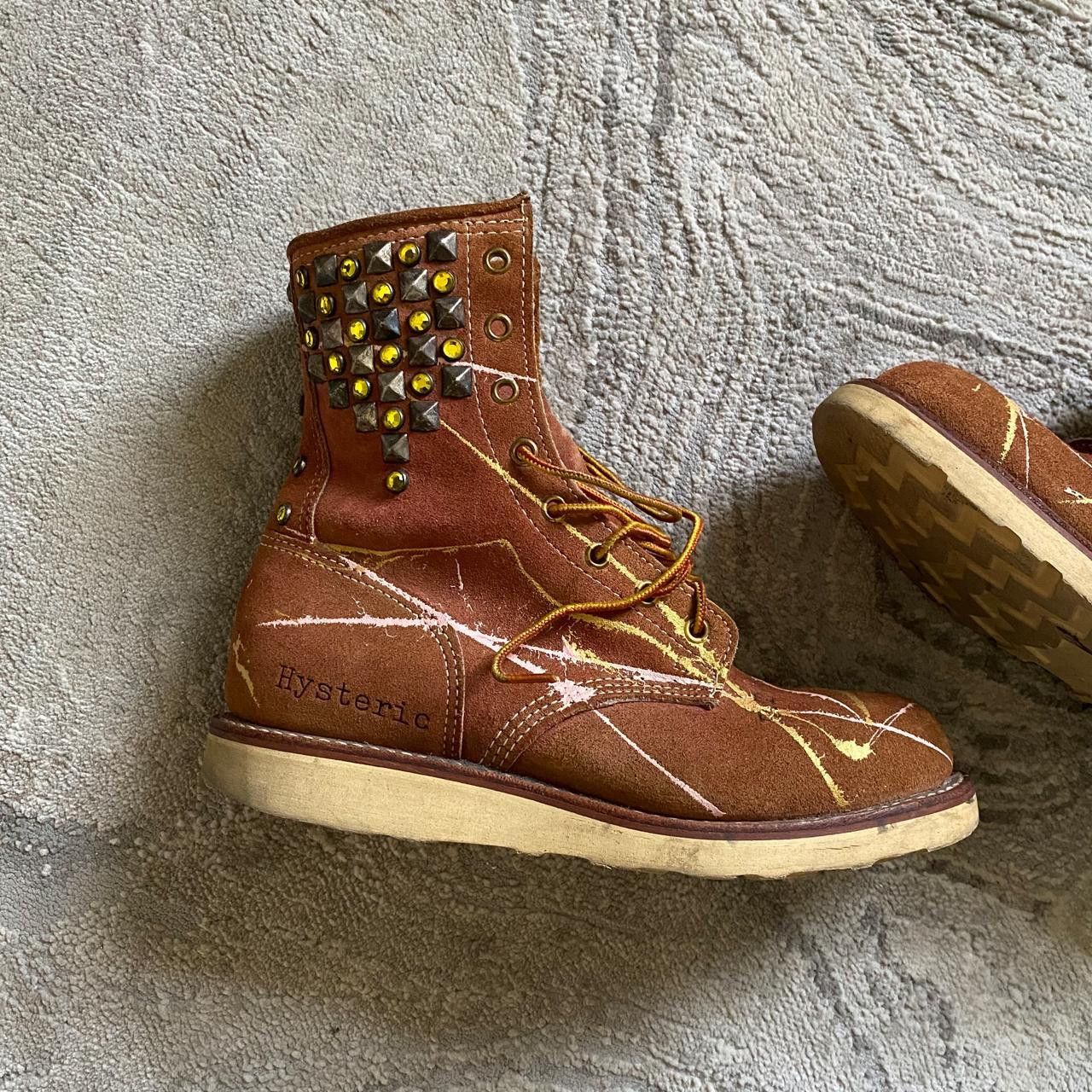 Hysteric Glamour Hysteric Glamour Suede Studded Boots Size US 8 / EU 41 - 3 Thumbnail