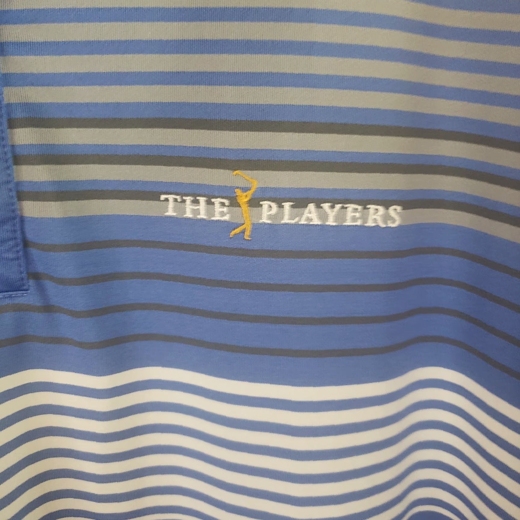 Nike VINTAGE Players Championship Polo Shirt Mens 2XL Blue Nike Golf TPC Sawgrass Dri Fit Size US XXL / EU 58 / 5 - 6 Thumbnail