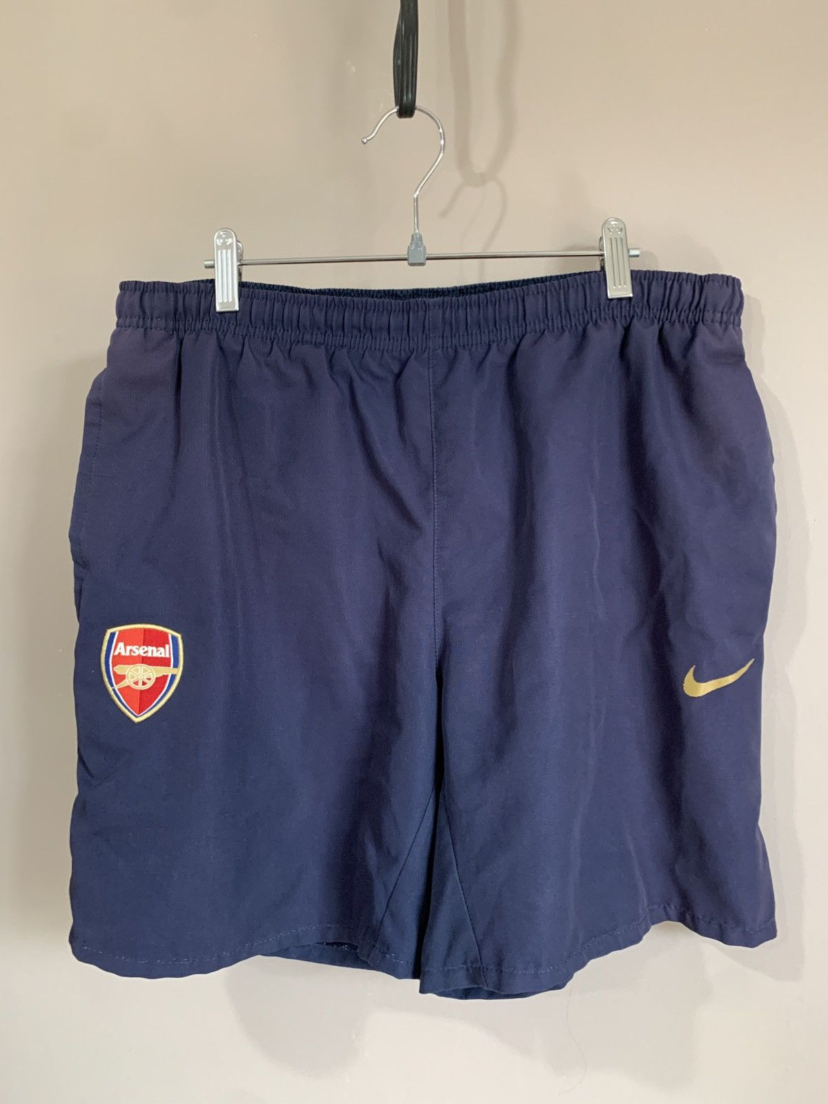 Nike × Vintage Arsenal London Vintage Football Nike Shorts Soccer Size M Size US 32 / EU 48 - 1 Thumbnail
