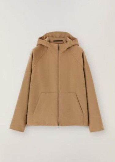 image of Loro Piana O1W1Db11223 Acland Full Zip Winter Hoodie In Antilope, Men's (Size XS)