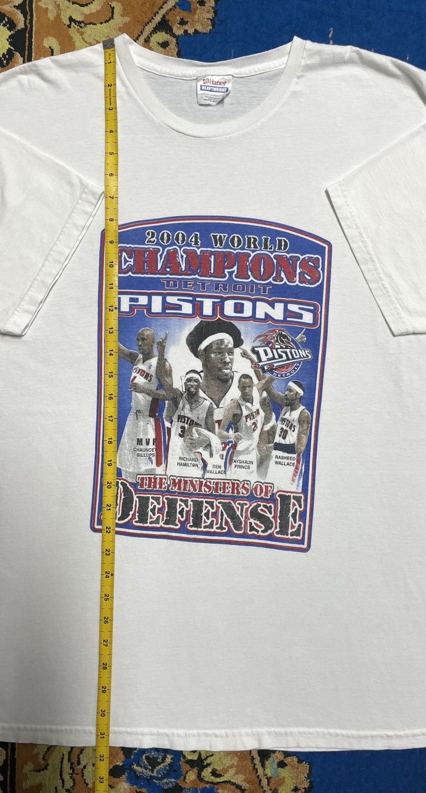 Other Vintage 2004 NBA Detroit Pistons World Champions T-Shirt Size US XL / EU 56 / 4 - 9 Thumbnail