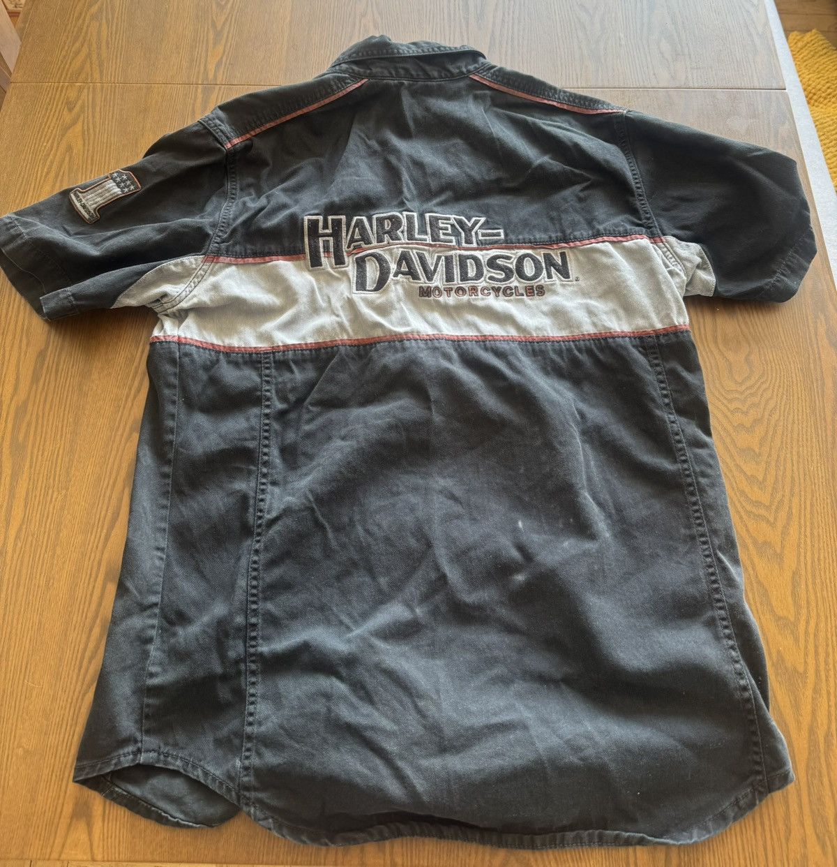 Harley Davidson Harley-Davidson Mens Mechanic Work Shirt Black Short Sleeve Size US M / EU 48-50 / 2 - 2 Thumbnail