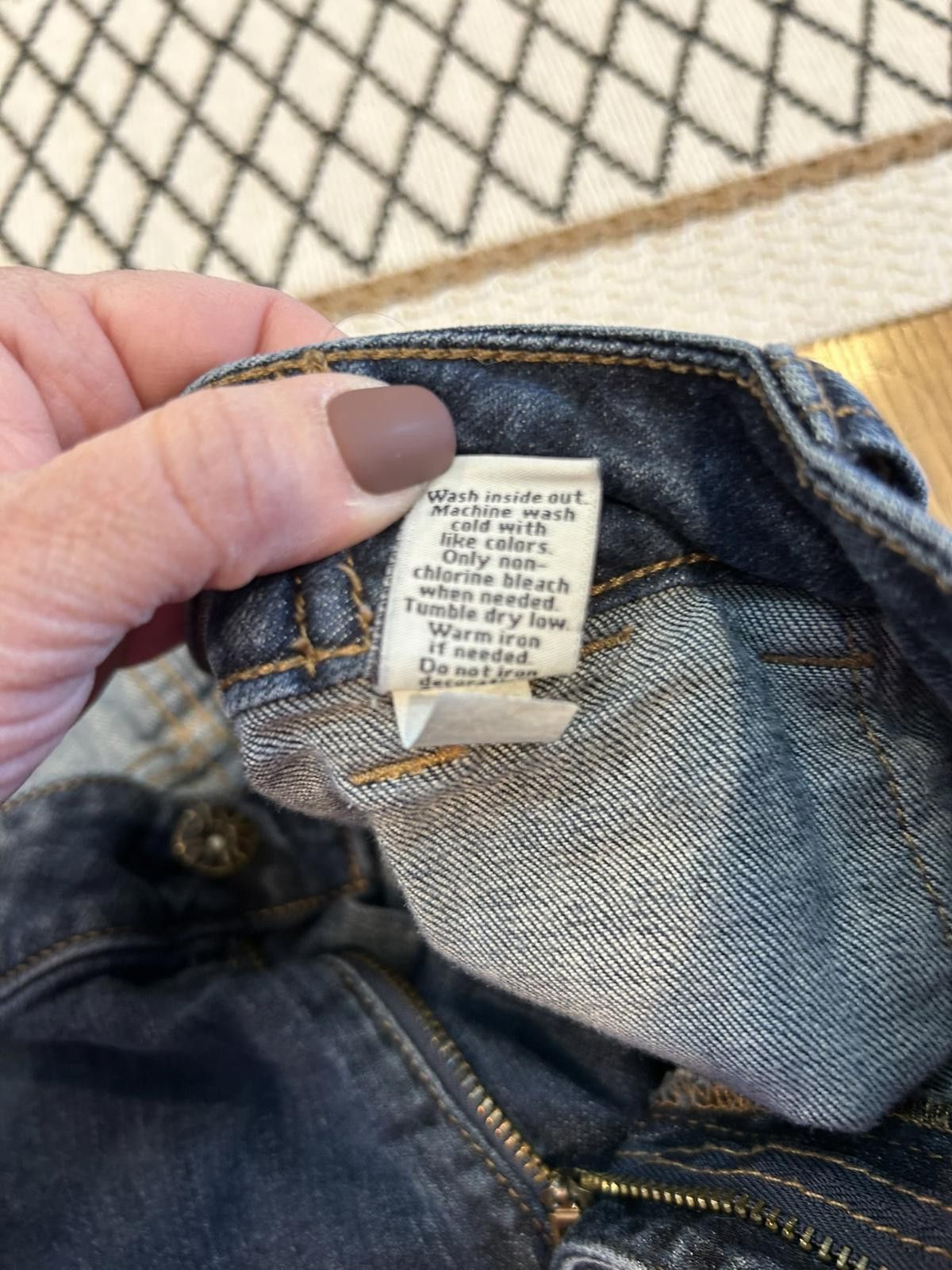 Other Simply Vera Classic Blue Denim Jeans Size 34" / US 12 / IT 48 - 8 Thumbnail