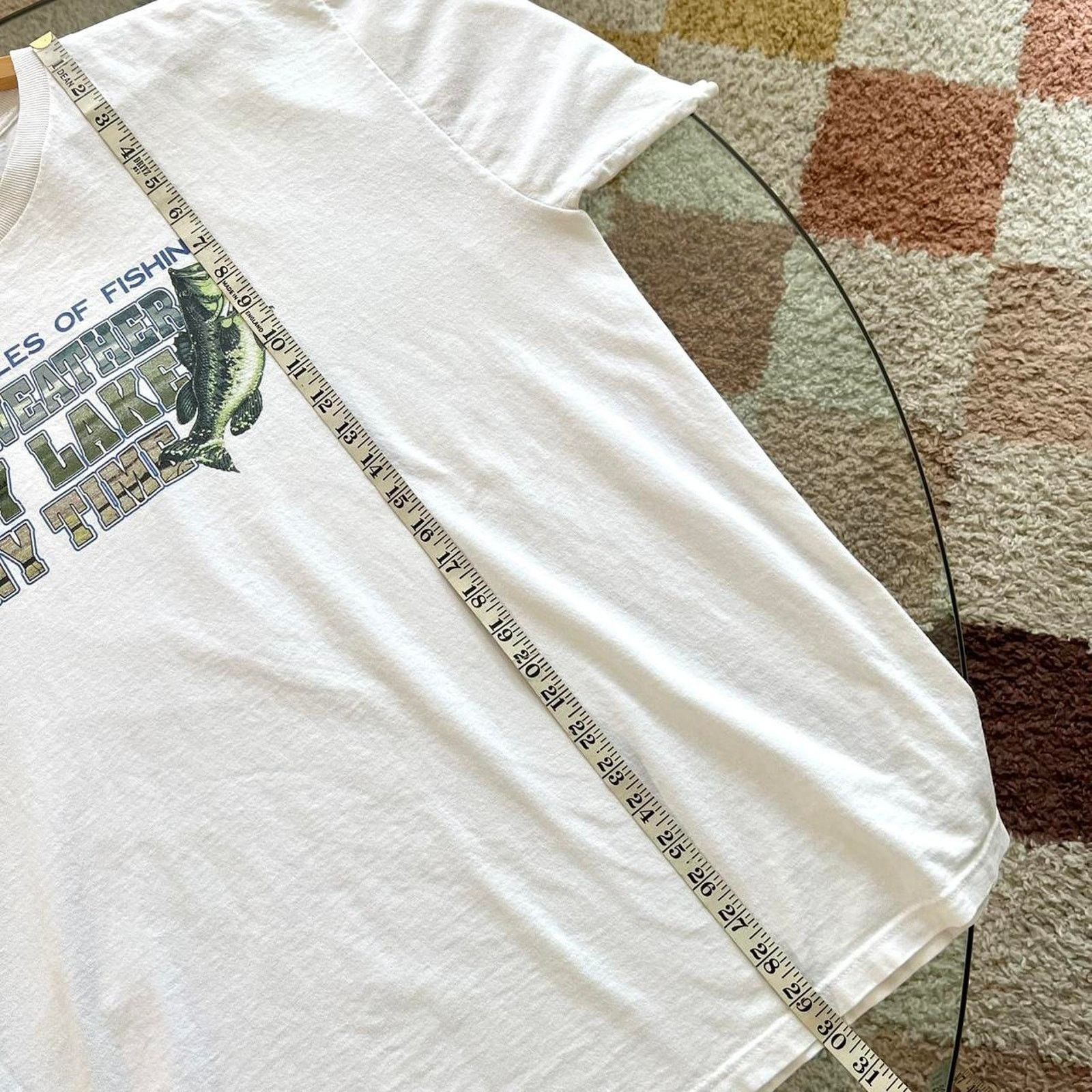 Woolrich Woolen Mills 90s Woolrich T-Shirt | 3 Rules of Fishing | USA Made | XL Size US XL / EU 56 / 4 - 14 Thumbnail