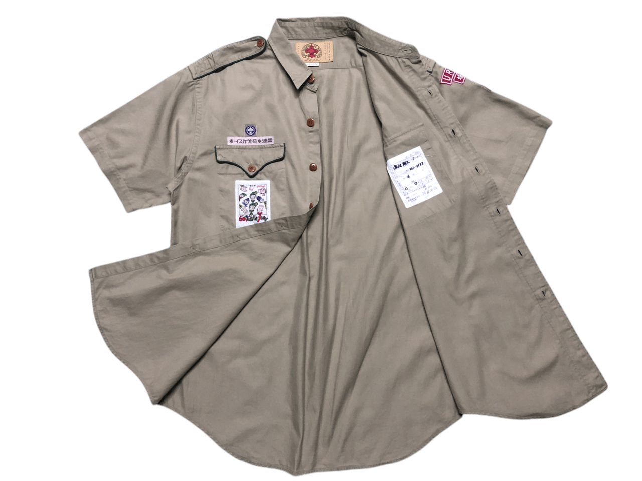 Boycott × Polo Ralph Lauren × Ralph Lauren Ralph Lauren x Boys Scout Nippon Shirt Military Style Size US M / EU 48-50 / 2 - 3 Thumbnail