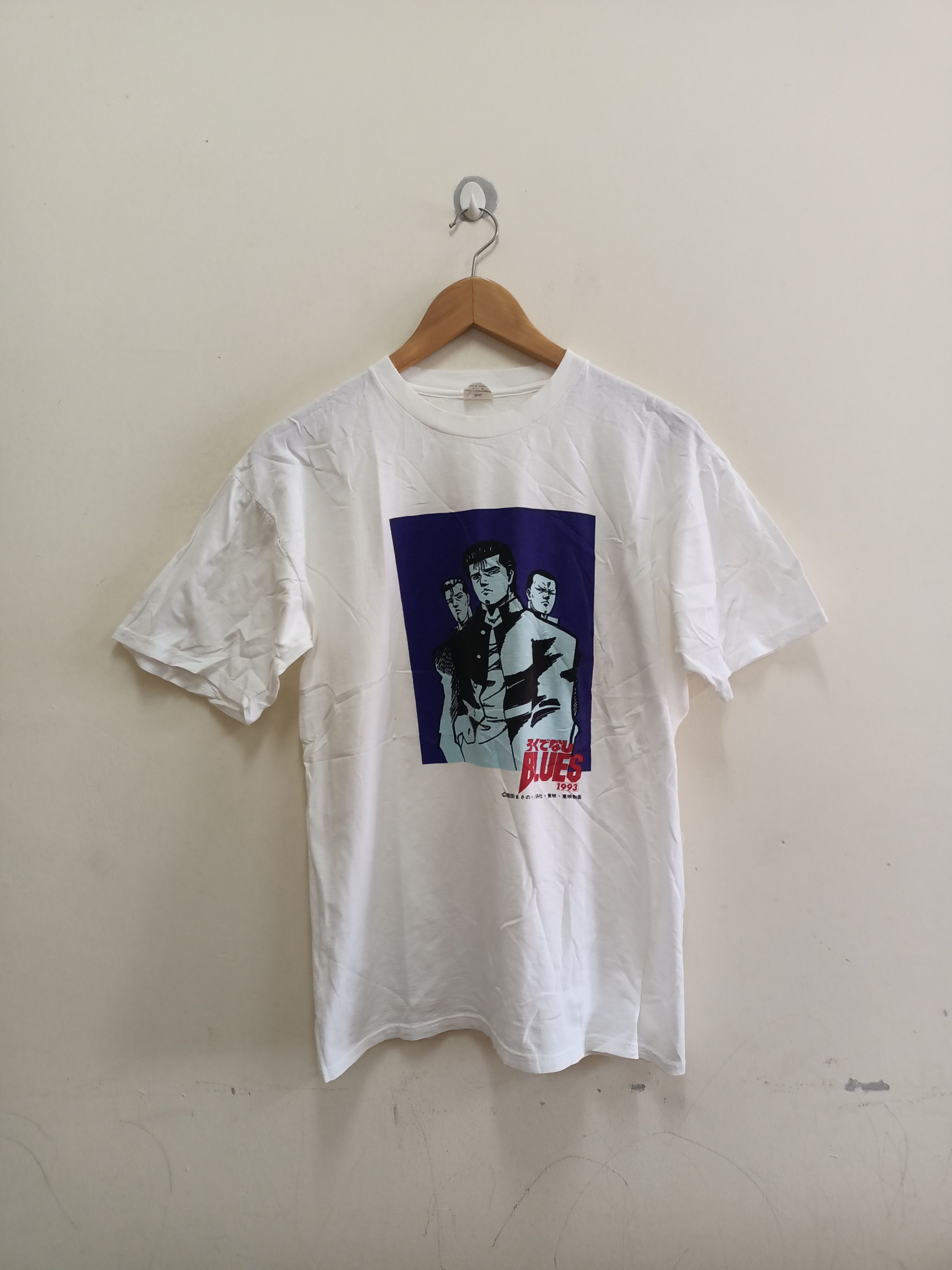 Anime Vintage Rokudenashi Blues 1993 japan anime by Banpresto Size US L / EU 52-54 / 3 - 1 Thumbnail