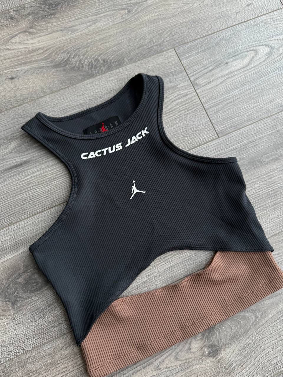 Jordan Brand × Nike × Travis Scott Nike Jordan Cactus Jack Travis Scott tank top Size S / US 4 / IT 40 - 2 Thumbnail