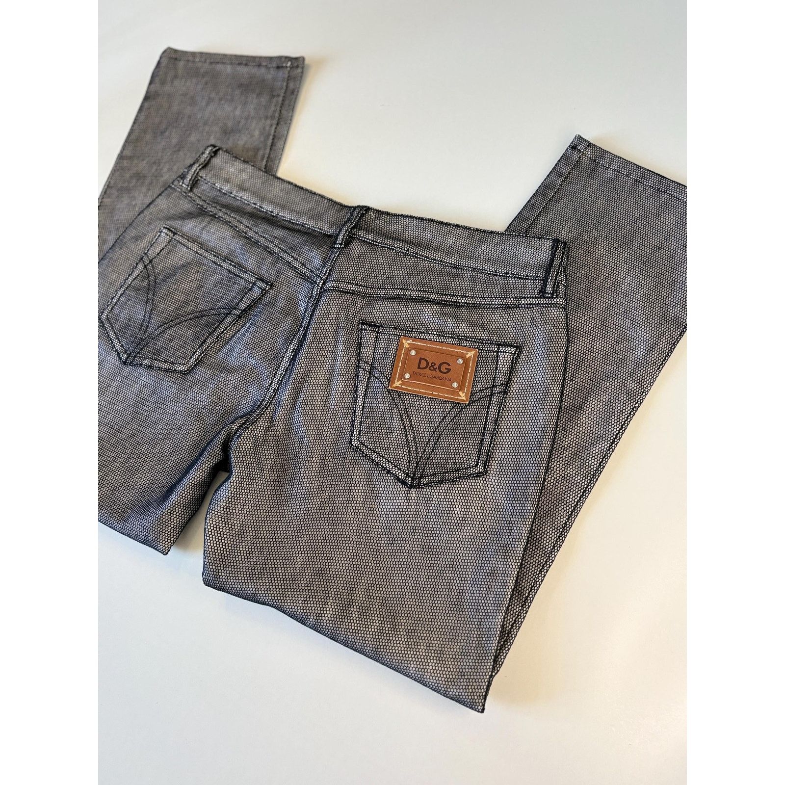 Vintage D&G Dolce Gabbana W28 Women Y2K Designer Jeans