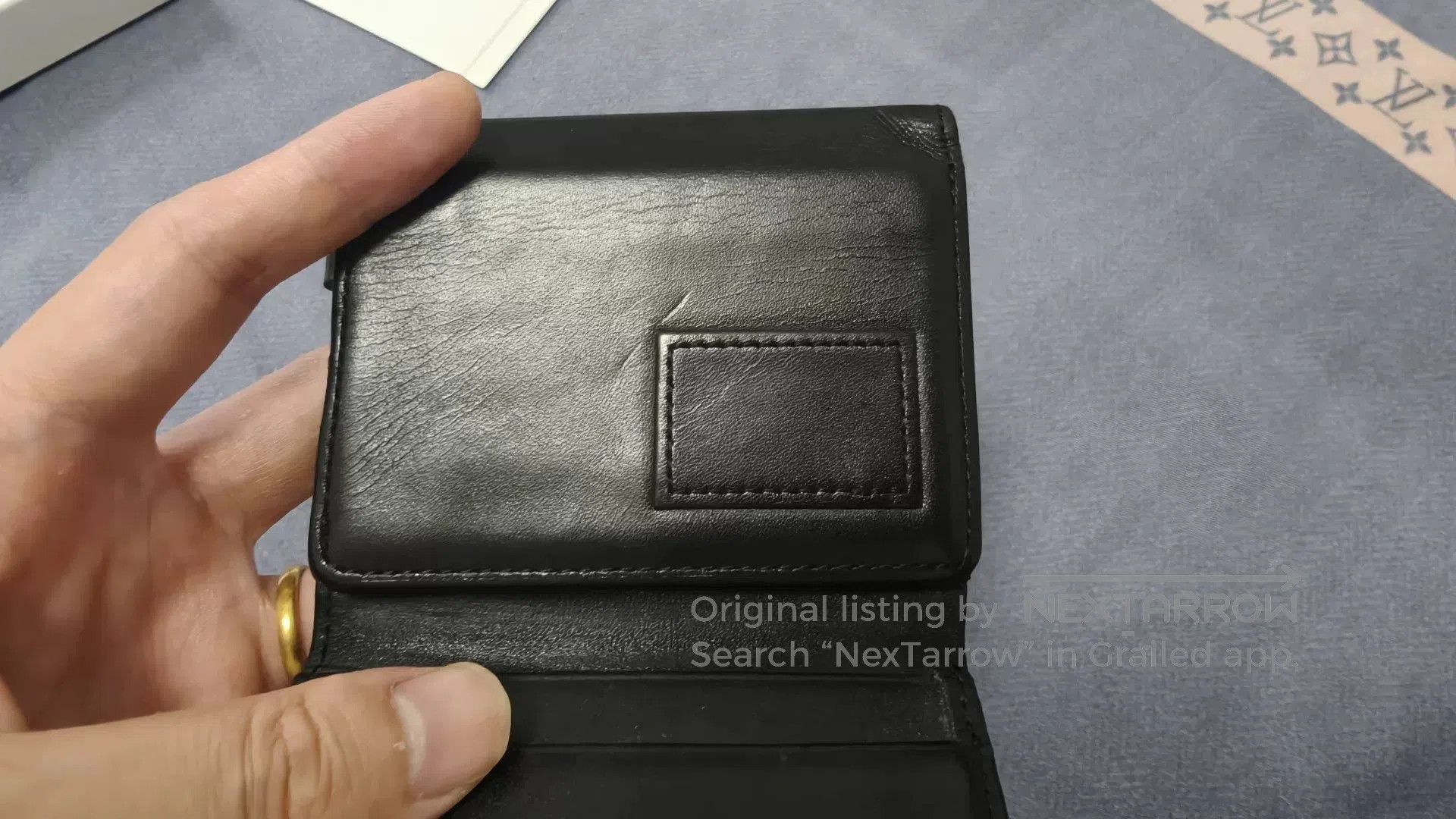 Sacai sacai x PORTER Leather Trifold Wallet. Size ONE SIZE - 6 Thumbnail