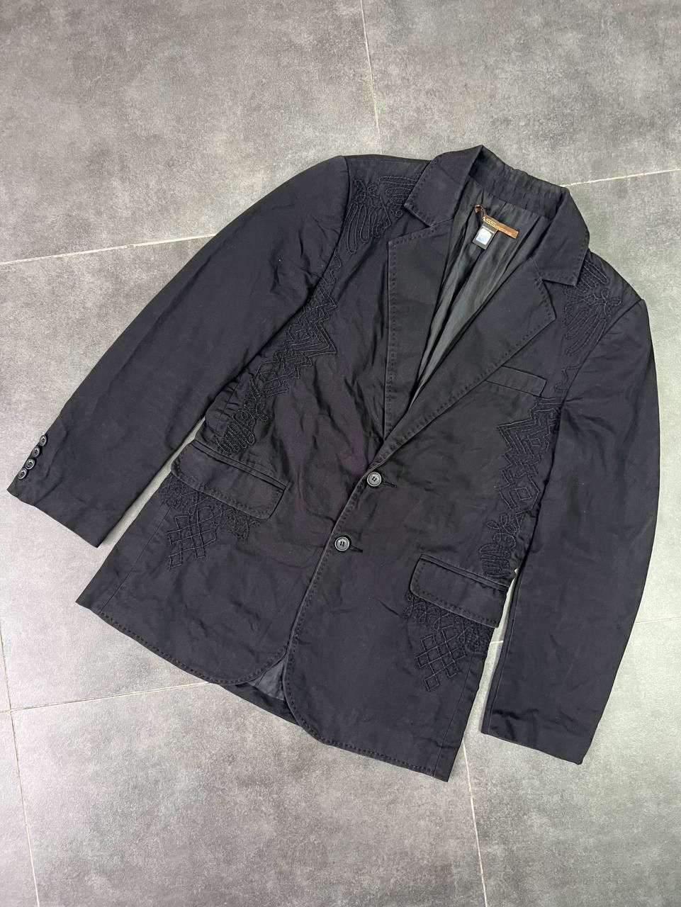 Cavalli Class Roberto Cavalli Embroidered Blazer Jacket Size US L / EU 52-54 / 3 - 4 Thumbnail