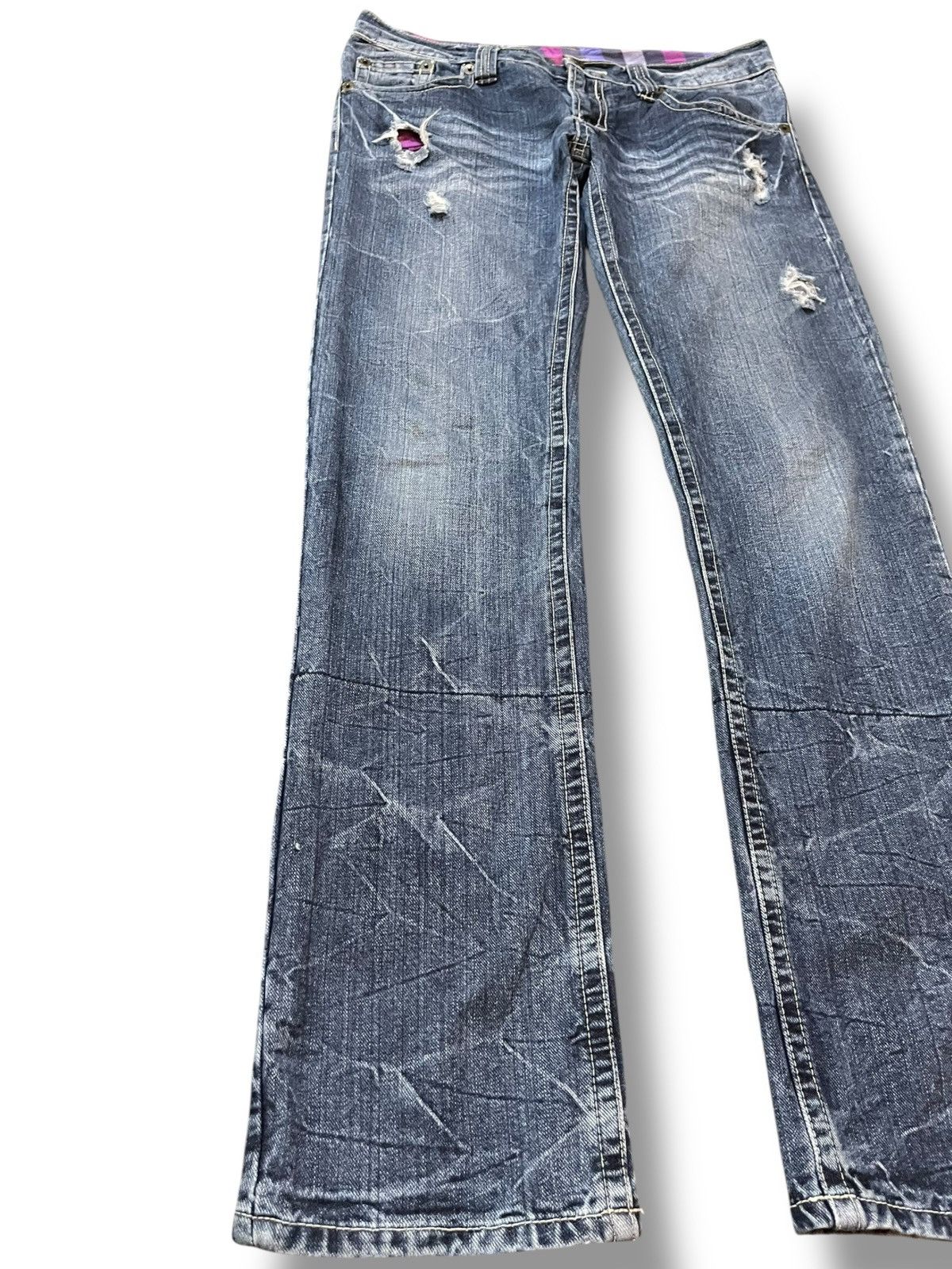 Japanese Brand Vintage Japanese Brand Honeycomb Denim Size US 30 / EU 46 - 3 Thumbnail