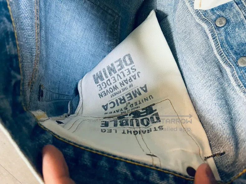 RRL Ralph Lauren RRL Ralph Lauren Light colored denim is worn out, washed a Size US 34 / EU 50 - 4 Thumbnail