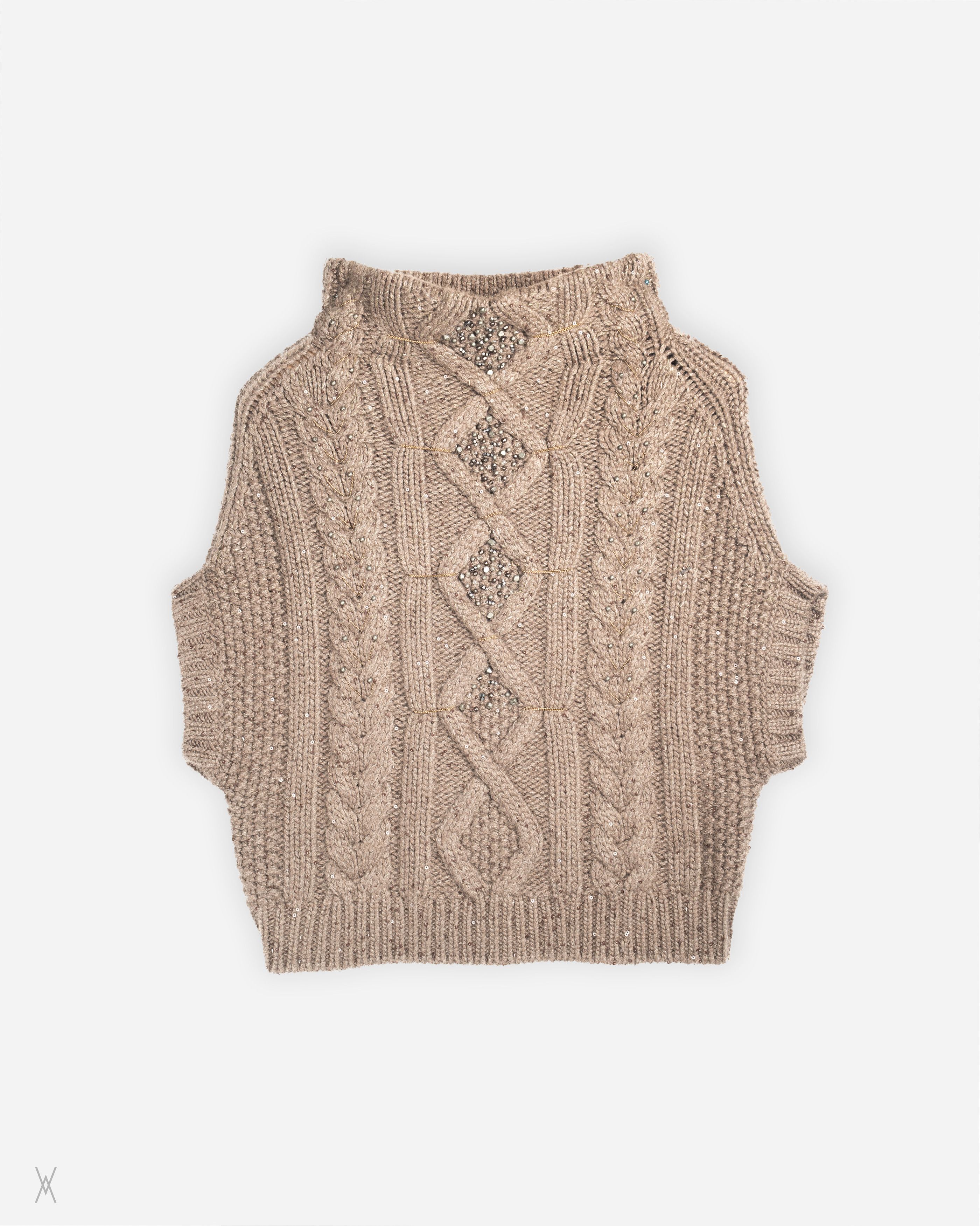 Brunello Cucinelli Brunello Cucinelli embellished knit vest Size M / US 6-8 / IT 42-44 - 1 Thumbnail
