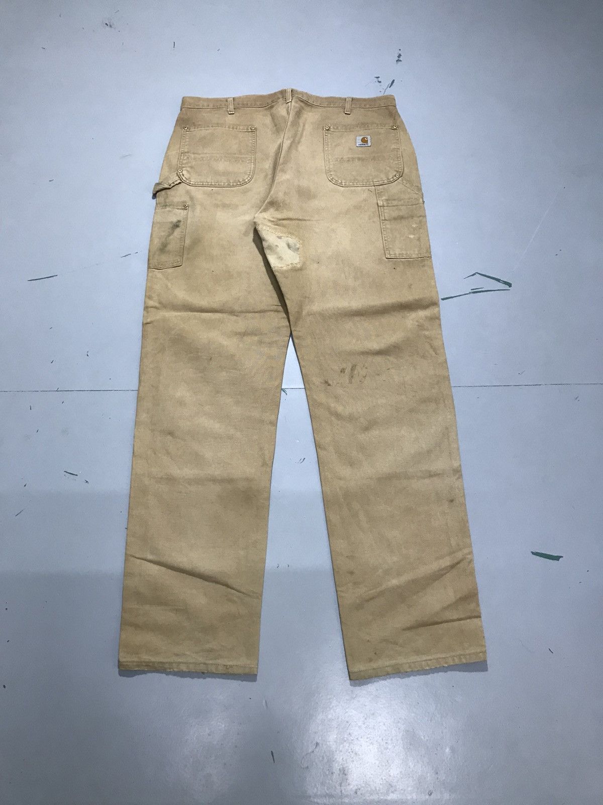 Carhartt Vintage carhartt B01 BRN double knee damaged workwear Size US 40 / EU 56 - 2 Thumbnail