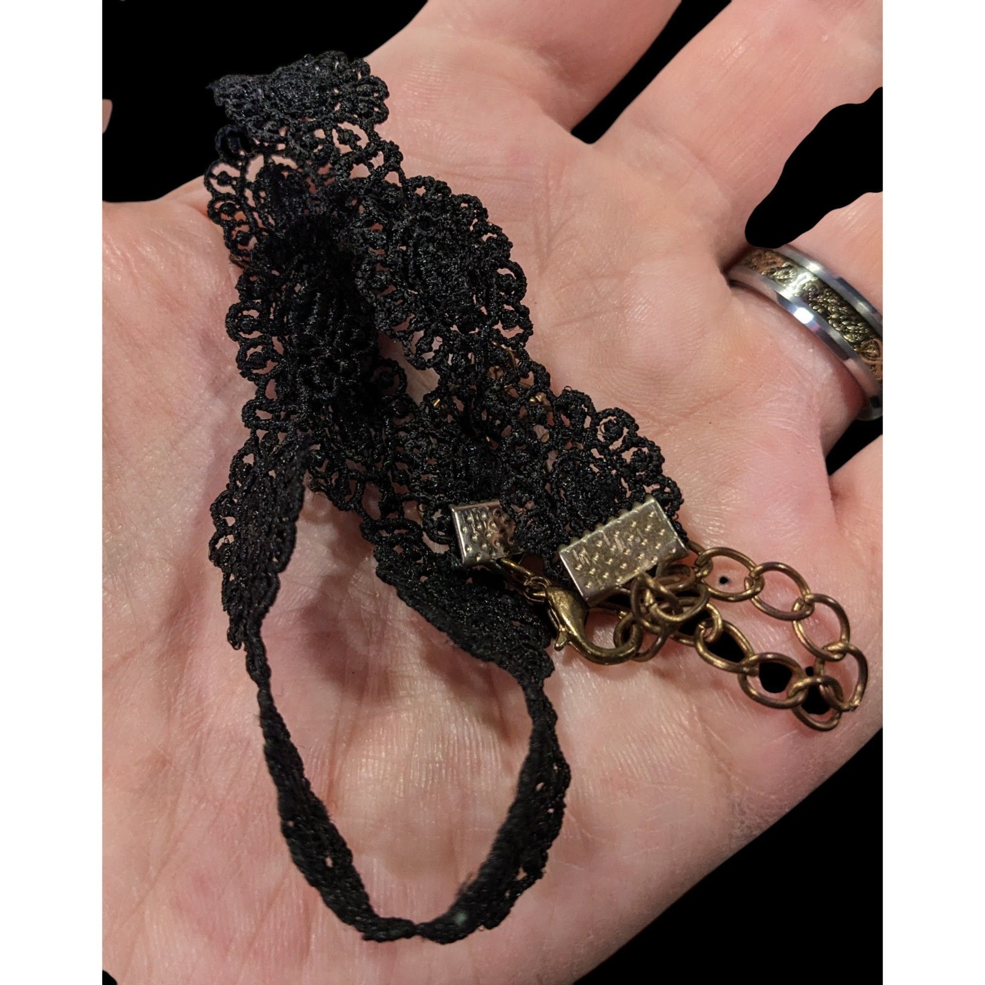 Other Gothic Victorian Style Floral Lace Choker Size ONE SIZE - 3 Thumbnail