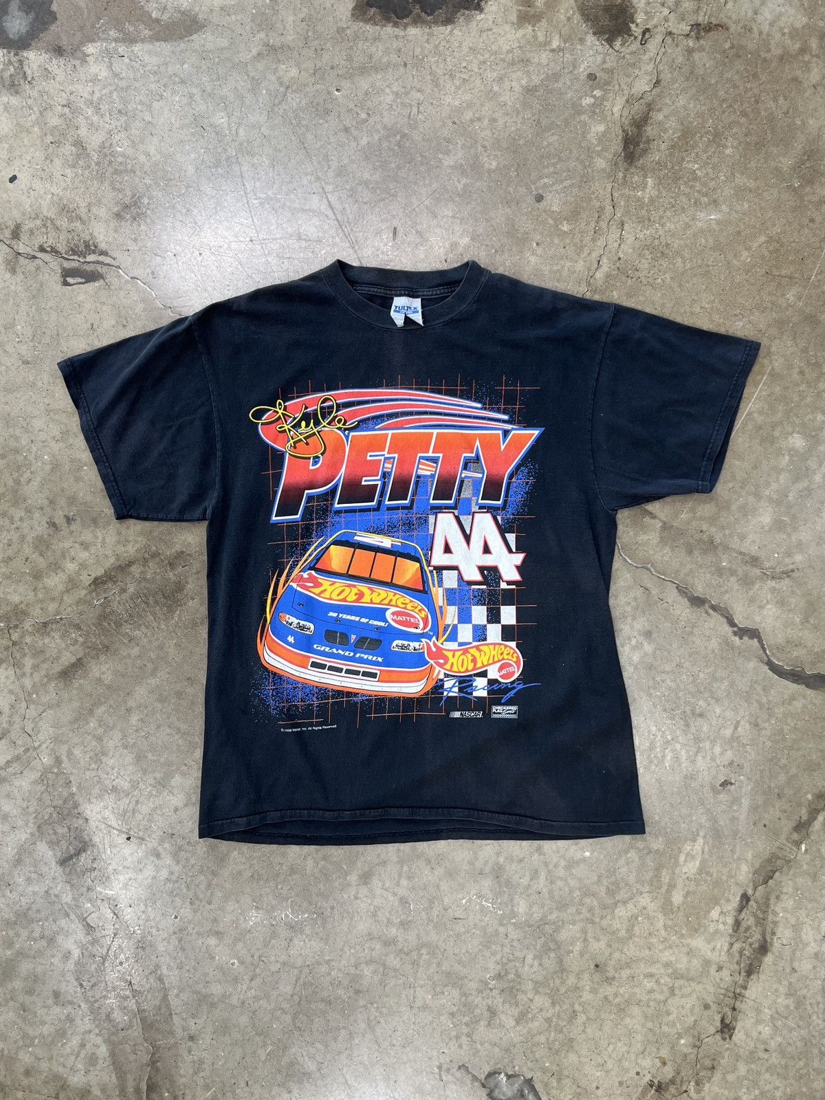 NASCAR Vintage 1998 Kyle Petty 44 Hot Wheels Mattel Racing Large Size US L / EU 52-54 / 3 - 2 Thumbnail