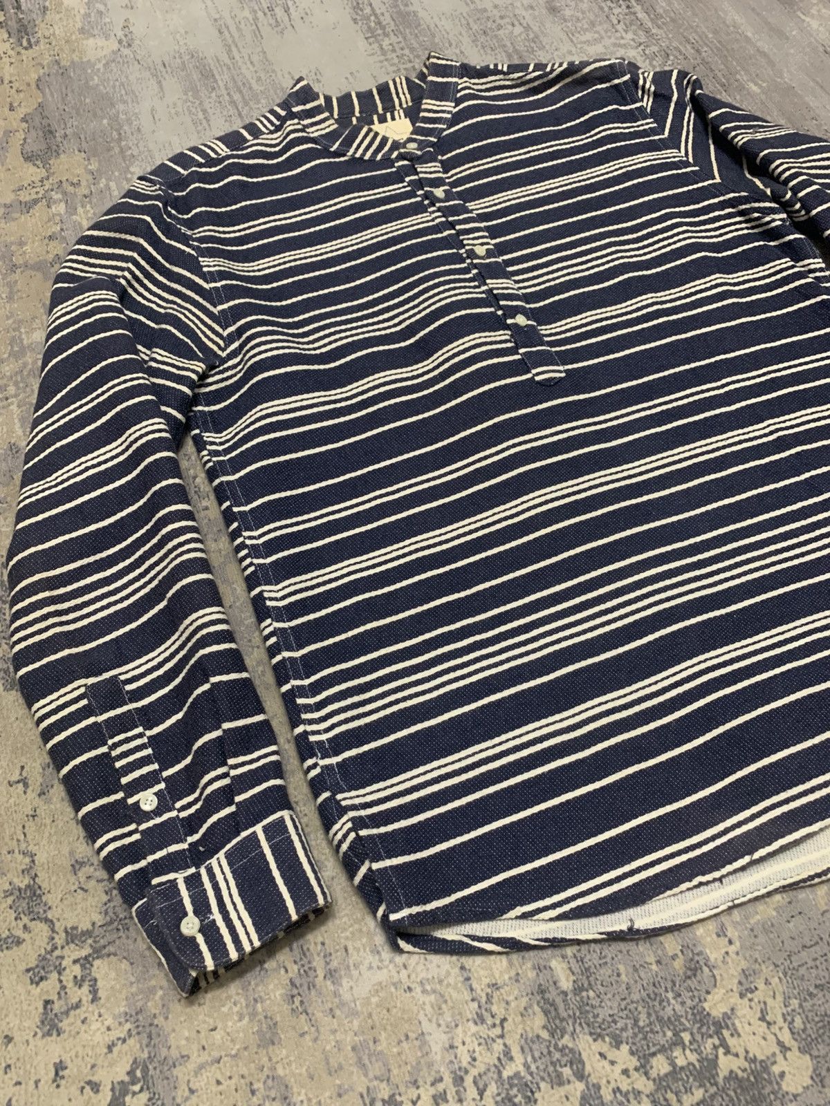 Japanese Brand Japanese Brand Rover Striped Kapital Style Pullover Shirt Size US L / EU 52-54 / 3 - 3 Thumbnail