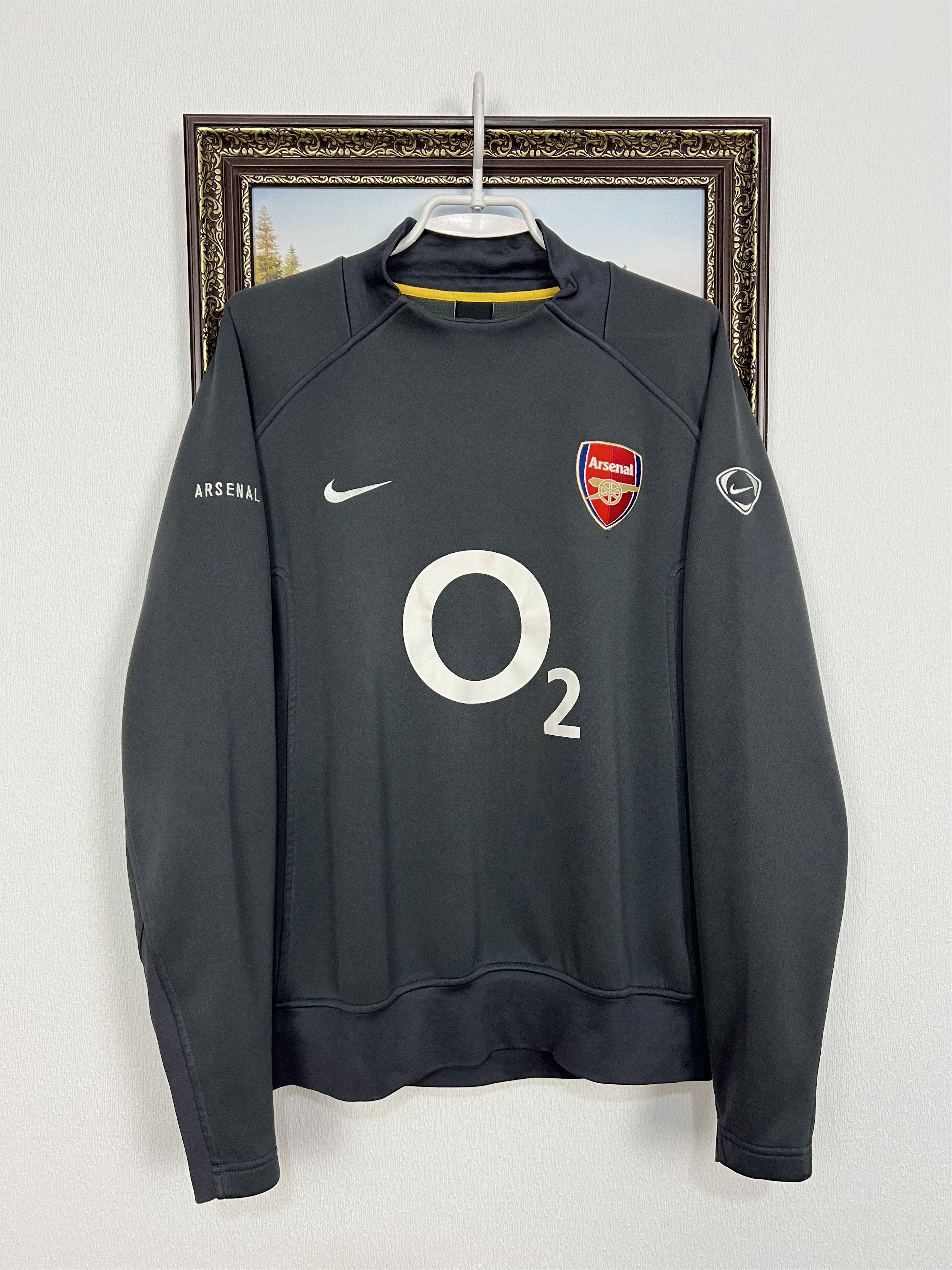 Nike Vintage Nike Arsenal o2 Football Sweatshirt Soccer Gunners