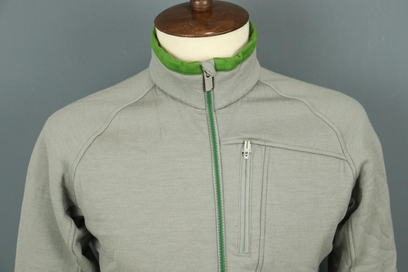 Icebreaker Icebreaker Gray Merino Wool Fleece Track Jacket Size M Size US M / EU 48-50 / 2 - 2 Thumbnail