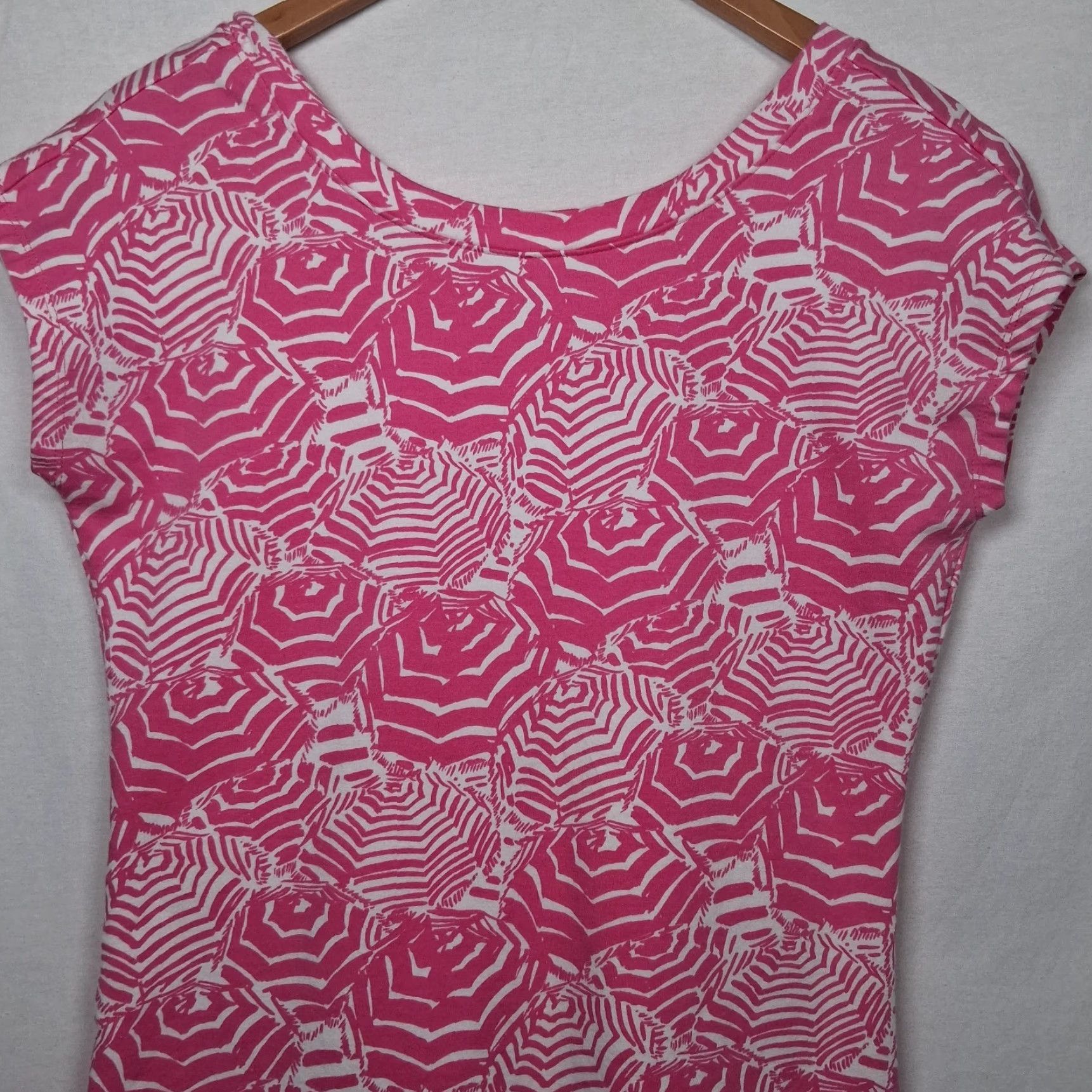 Lilly Pulitzer Lilly Pulitzer Dress Small Pink Oh Cabana Beach Coastal Shirt Dress Womens Size S / US 4 / IT 40 - 3 Thumbnail
