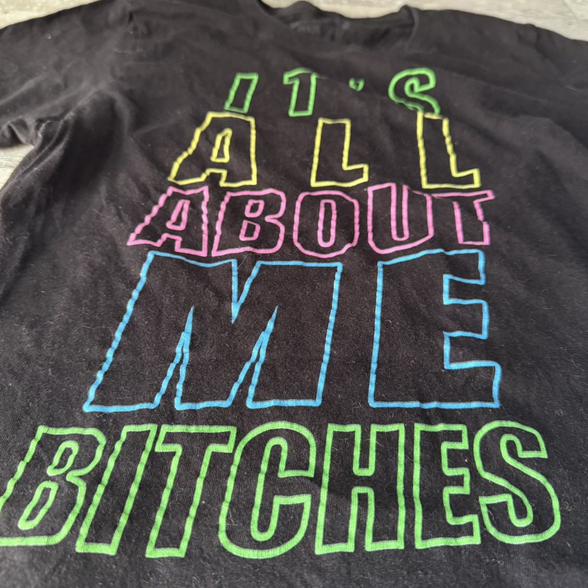 Vintage Vintage, Spencer’s, All About Me Fitted Tee Size L / US 10 / IT 46 - 4 Thumbnail