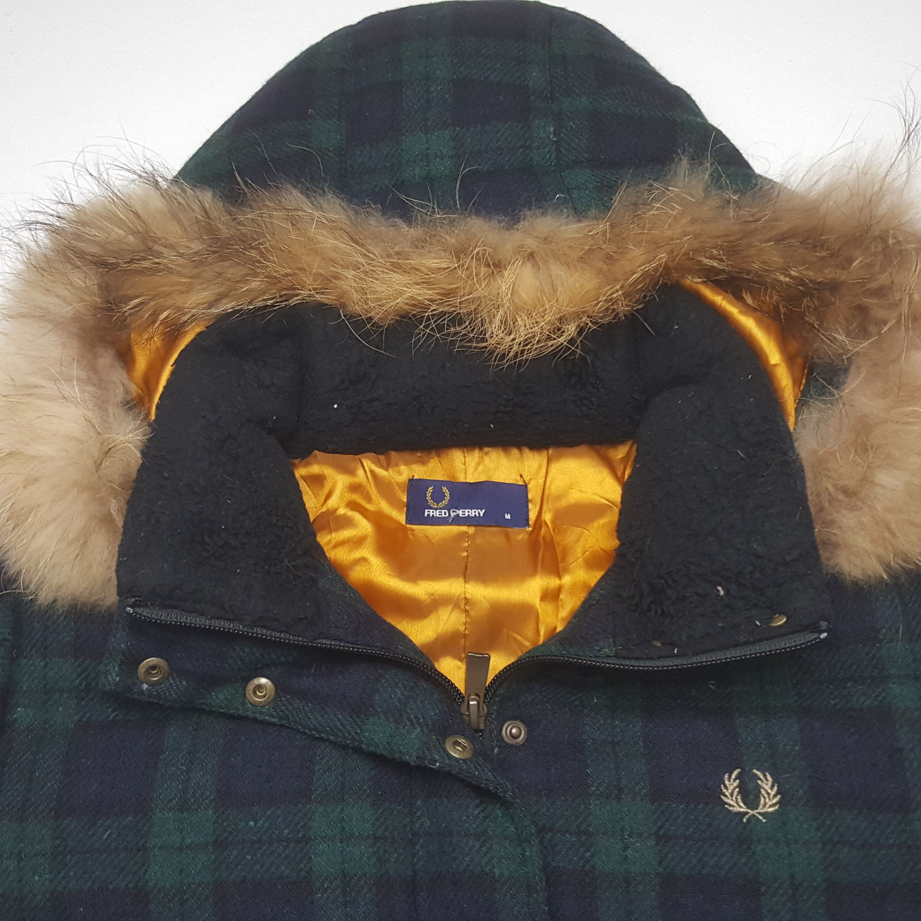 Fred Perry Vintage Fred Perry Wool Winter Hoodies Jacket C310N16 Size US XS / EU 42 / 0 - 4 Thumbnail