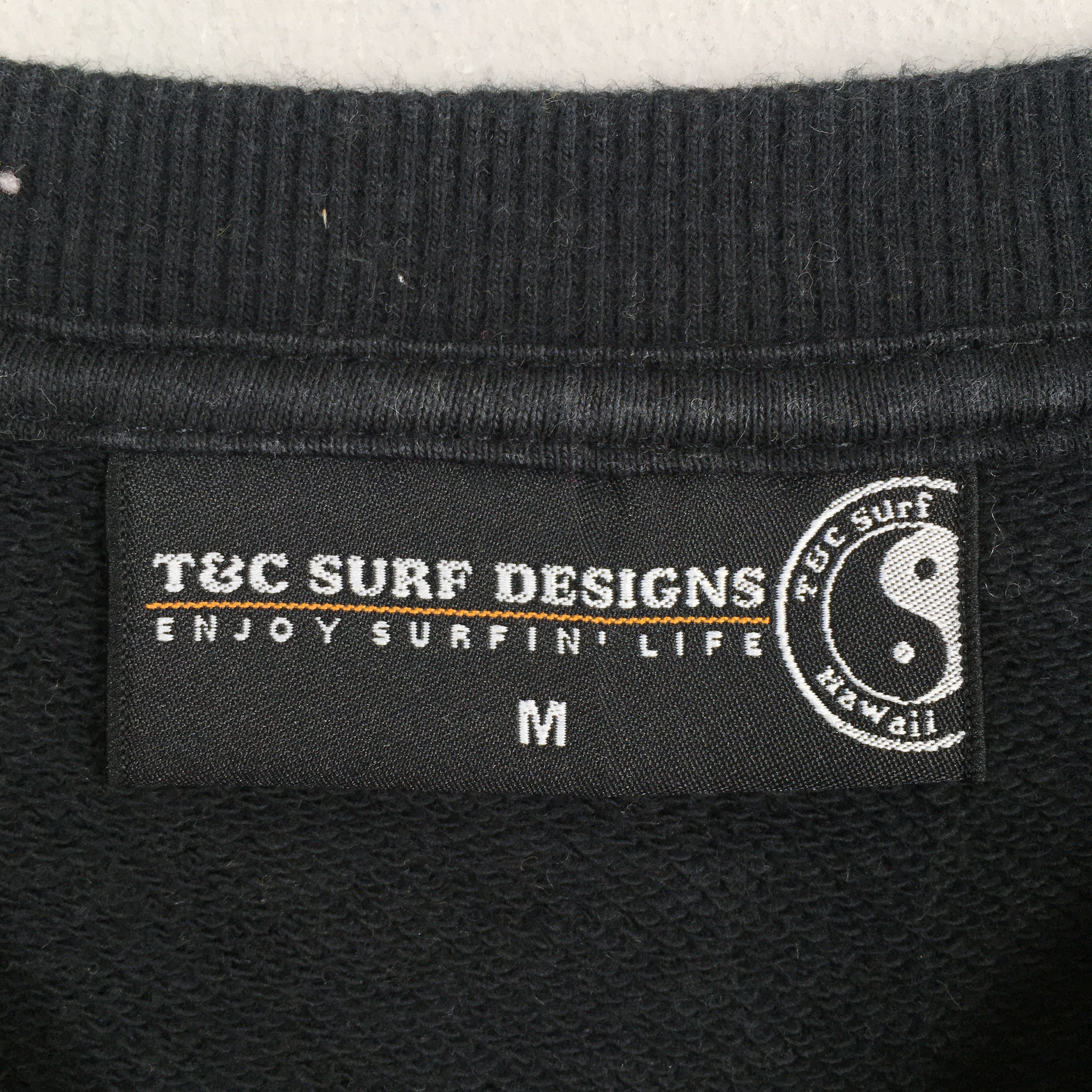 Vintage Vintage 90s T&C Surf Designs Hawaii Sweatshirt Medium Size US M / EU 48-50 / 2 - 4 Thumbnail