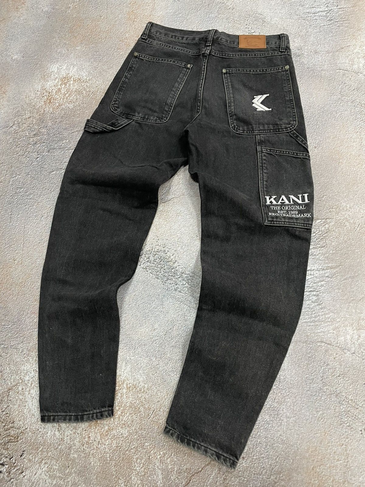 Karl Kani Vintage Karl Kani Black Denim Jeans Size US 30 / EU 46 - 1 Thumbnail