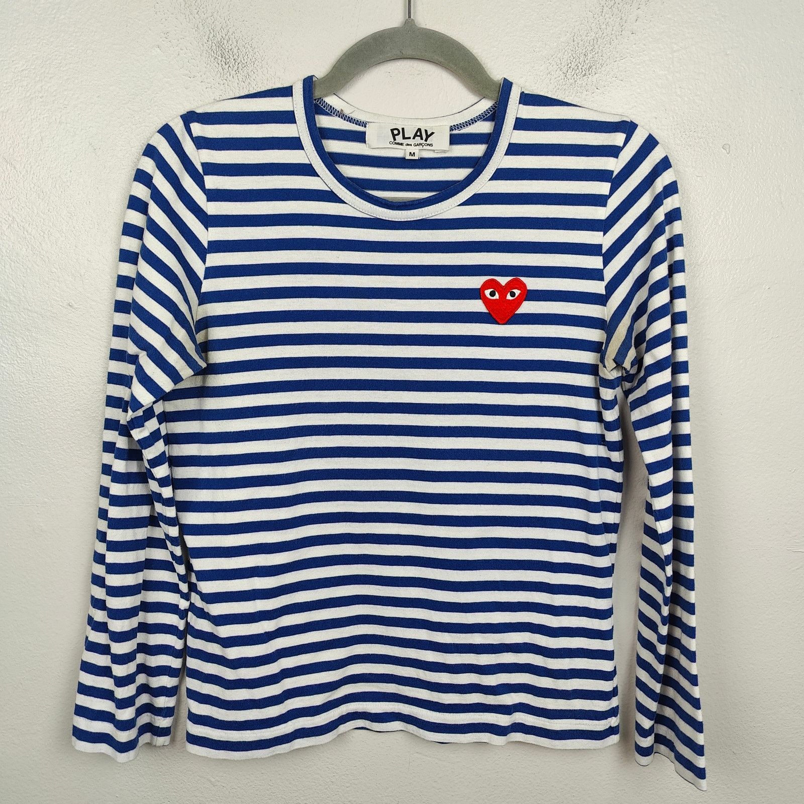 Comme des Garcons PLAY Play Comme des Garcons Striped Top Womens Medium Blue White Size M / US 6-8 / IT 42-44 - 3 Thumbnail