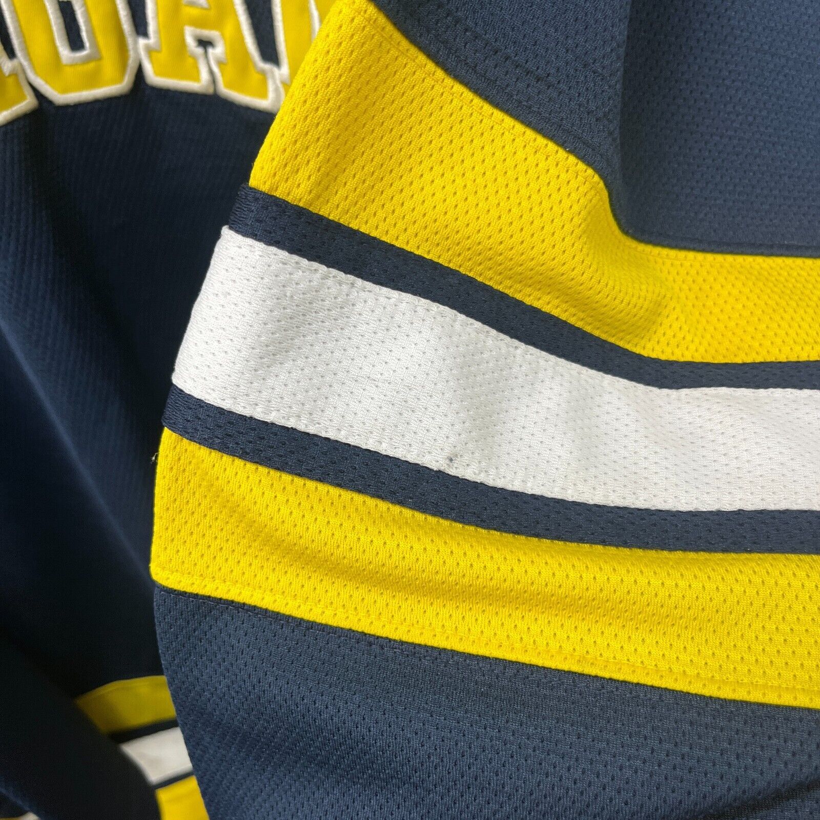 Nike × Vintage Vintage 90s Nike Swoosh Michigan Wolverines University XL Size US XL / EU 56 / 4 - 12 Thumbnail