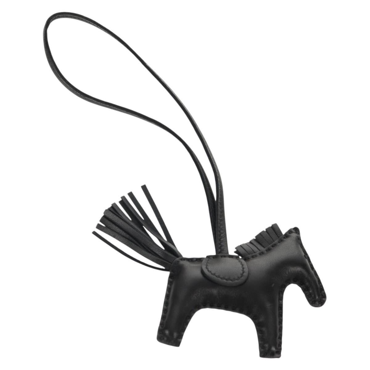 Hermes Hermes Rodeo PM Charm Leather Black Size ONE SIZE - 1 Thumbnail