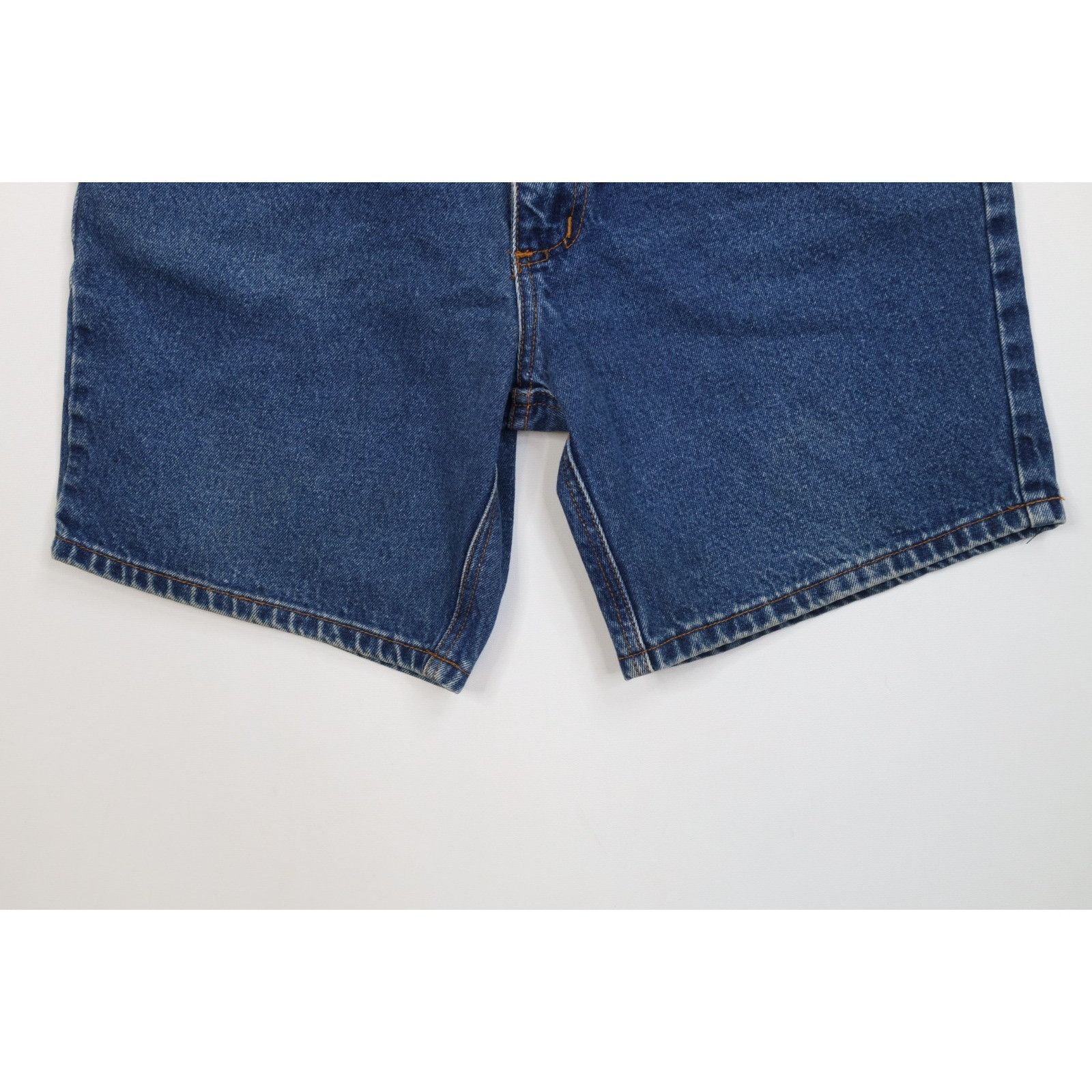 Vintage Vintage 90s Streetwear Faded Above Knee Denim Jean Shorts Size US 30 / EU 46 - 4 Thumbnail