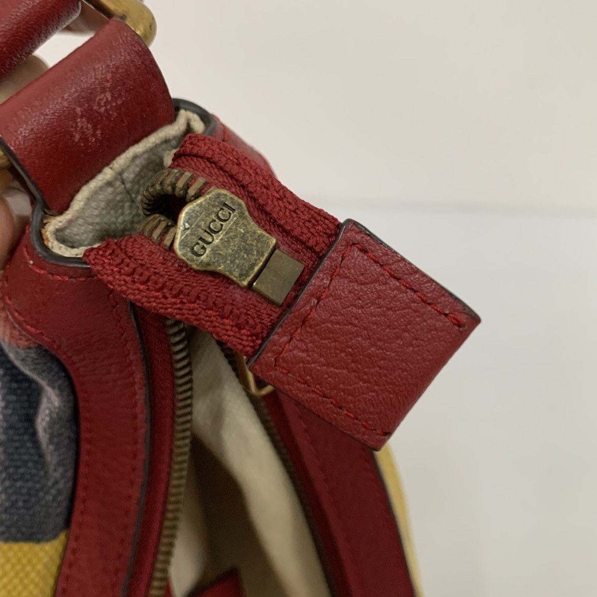Gucci Gucci Canvas Baiadera Stripe Shoulder Bag Size ONE SIZE - 13 Thumbnail