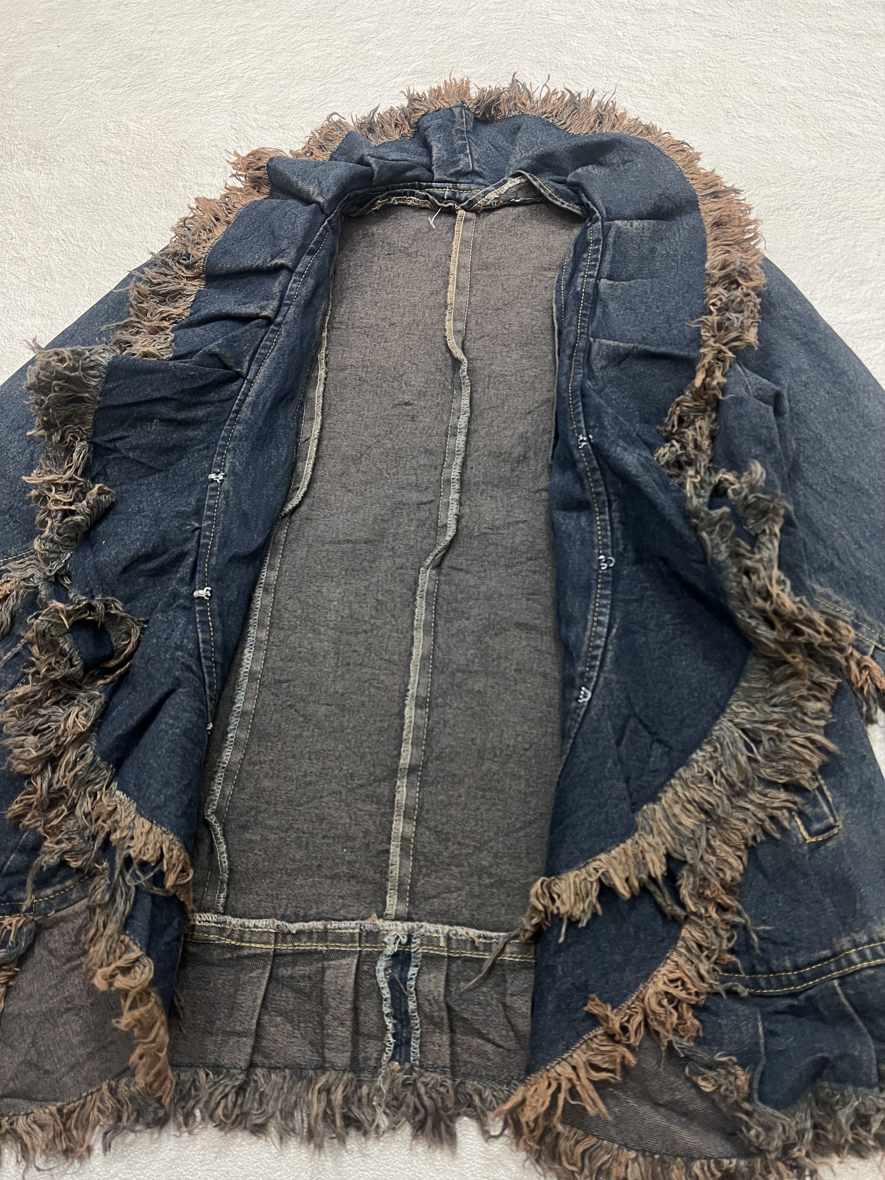 Japanese Brand 2000s Archival Y's Tornado Fur Jeans Vkei y2k Lgb Ifsix Size US S / EU 44-46 / 1 - 2 Thumbnail