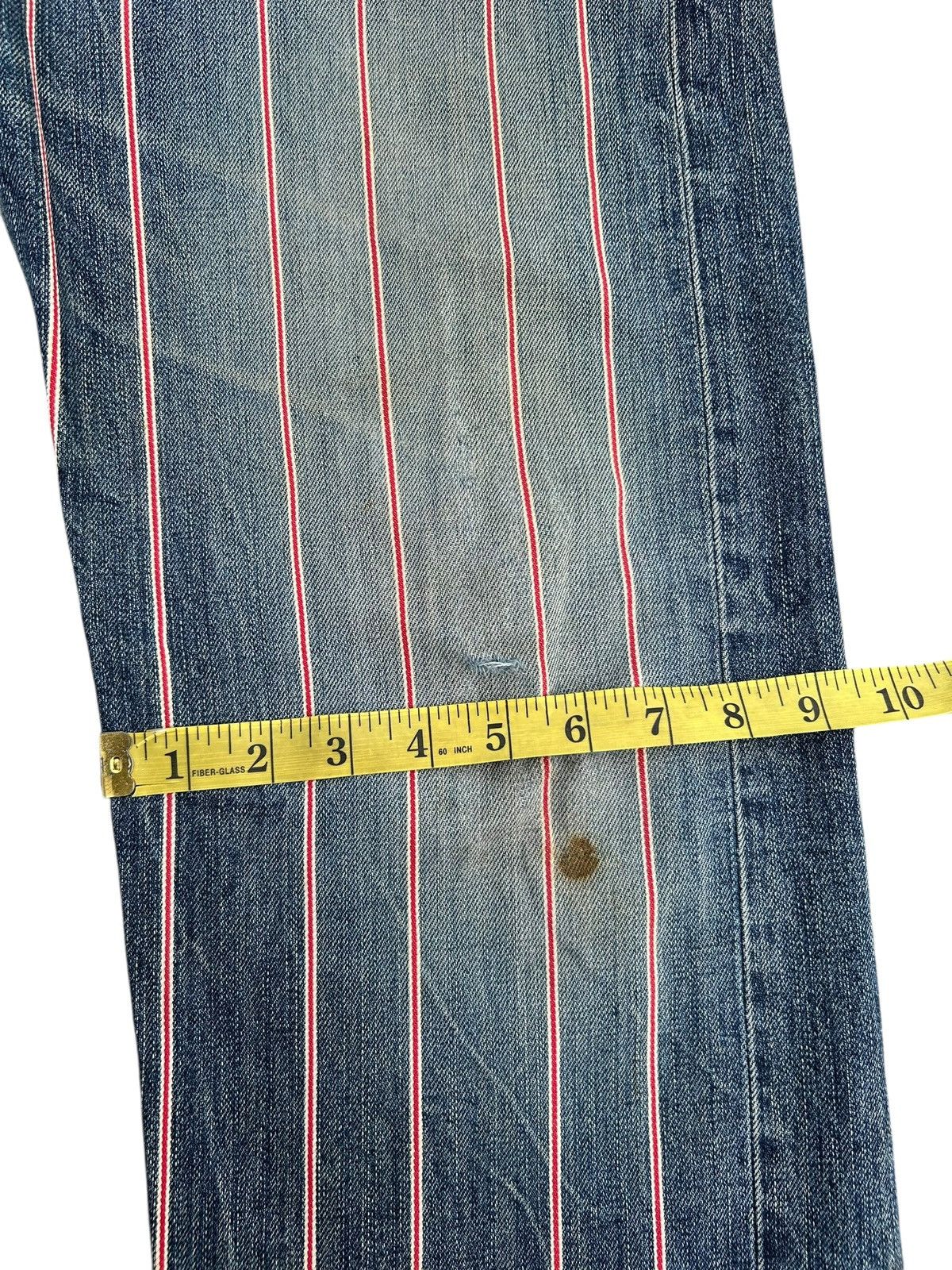 Kapital Vintage Edwin 505 Selvedge Japanese Distressed Denim jeans Size US 34 / EU 50 - 19 Thumbnail