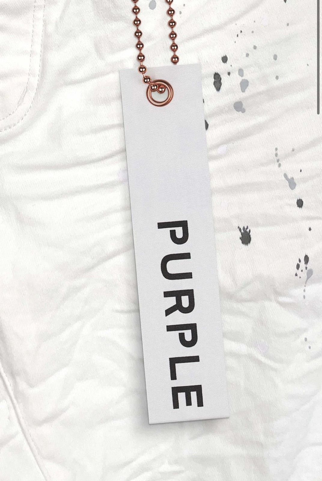 Purple P001 Optic White Paint Blowout Size US 36 / EU 52 - 17 Thumbnail