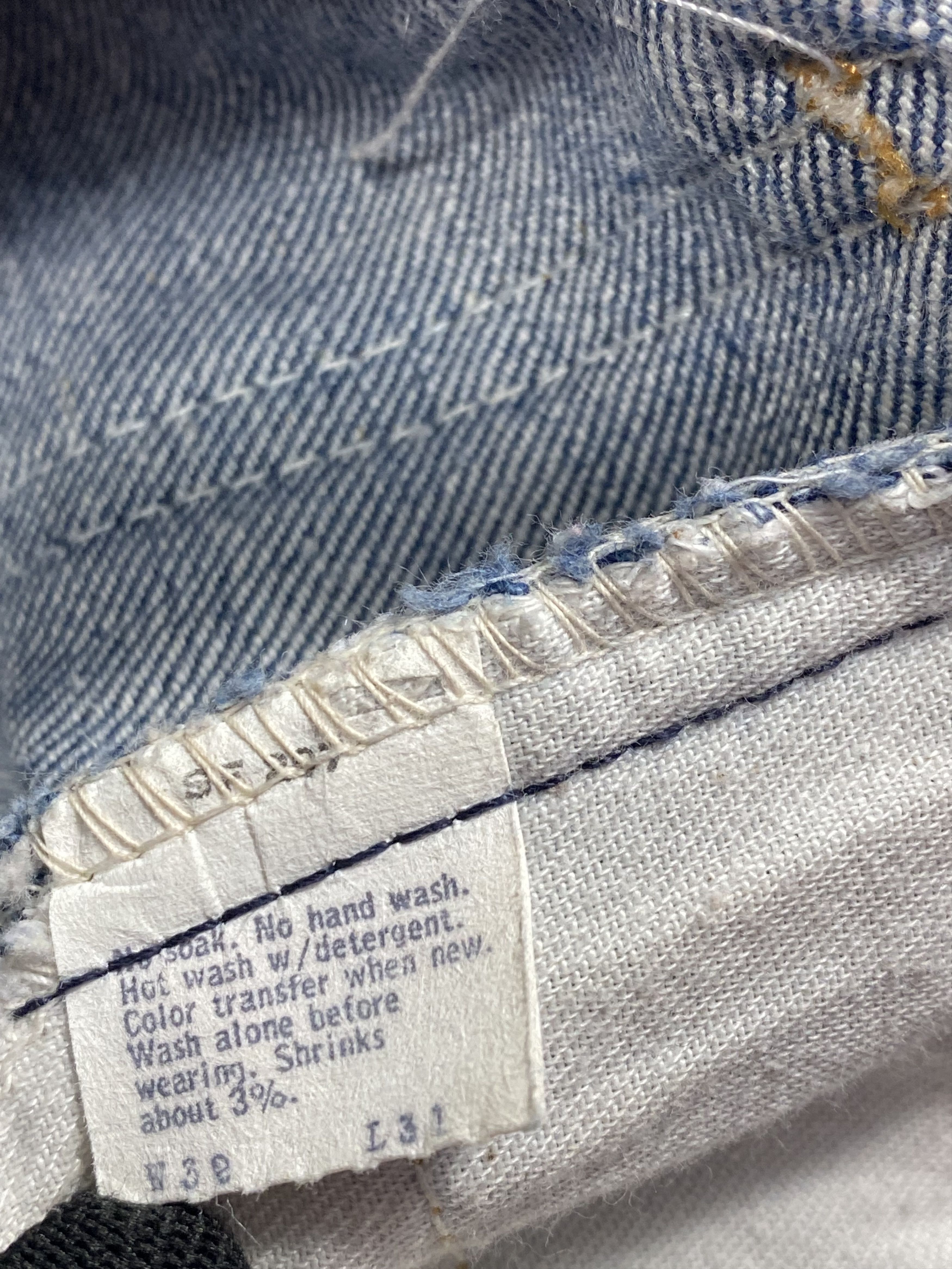 Levi's SICKS💥 684 Jeans Flare Bell Bottom Orange Tab #8 TALON 42 Size US 30 / EU 46 - 8 Thumbnail