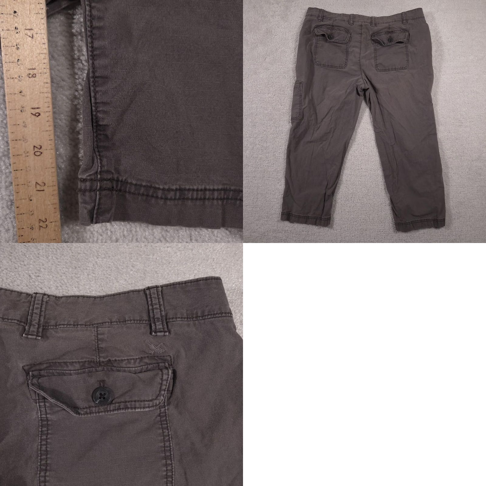 Eddie Bauer Eddie Bauer Pants Womens 16 Gray Cargo Utility Stretch Casual Size 38" / US 16 / IT 52 - 9 Thumbnail