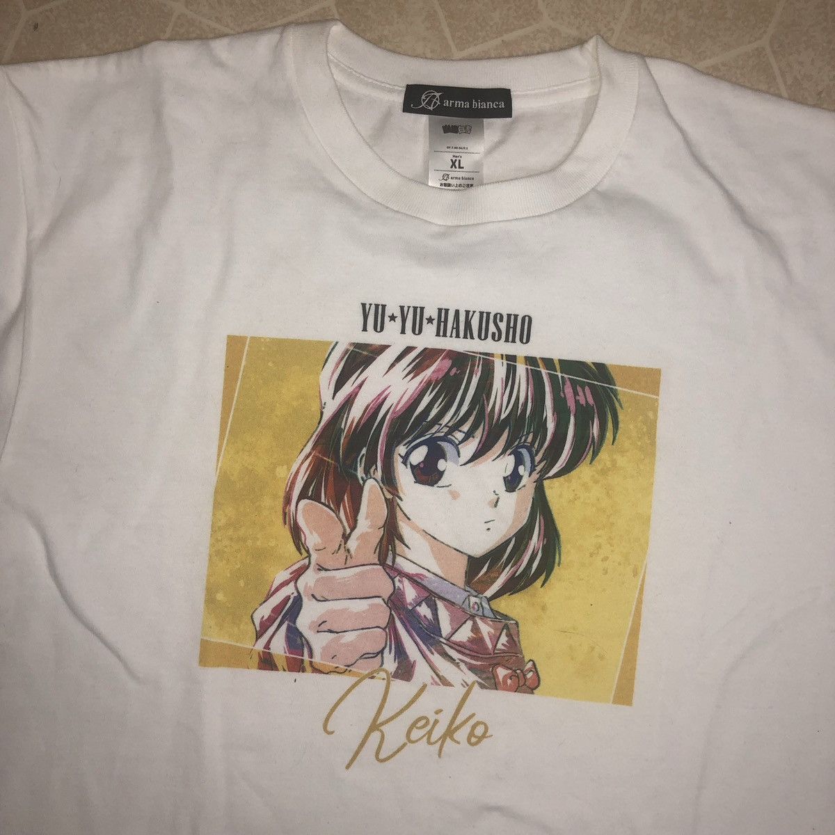 Anime Keiko Yu Yu Hakusho T Shirt Anime Manga T Shirt Y2K Vintage Size US L / EU 52-54 / 3 - 1 Thumbnail