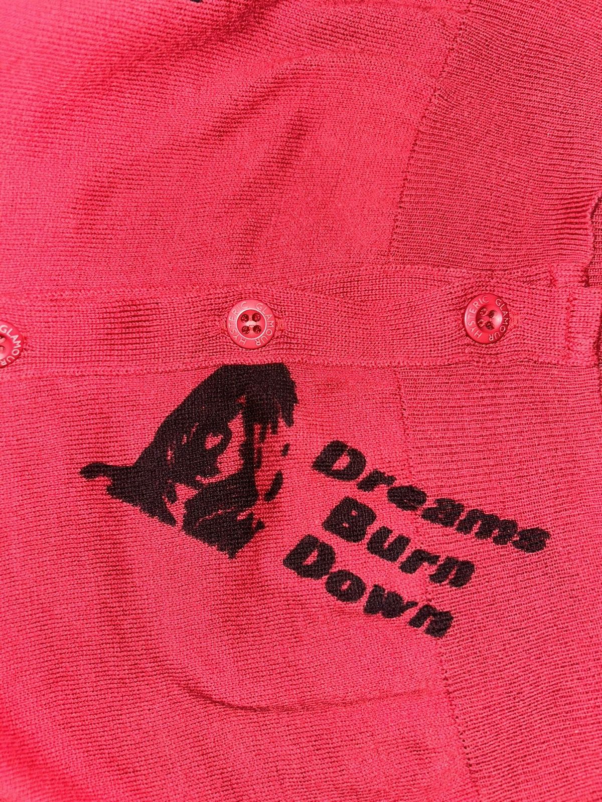 Hysteric Glamour Red Hysteric Glamour Graphic Cardigan Size S / US 4 / IT 40 - 8 Thumbnail