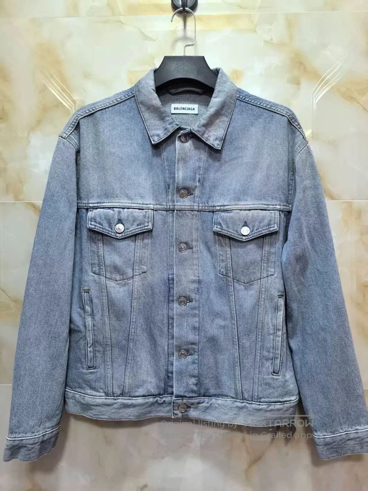 Balenciaga Balenciaga Light Wash Denim Jacket. Size US XS / EU 42 / 0 - 1 Thumbnail