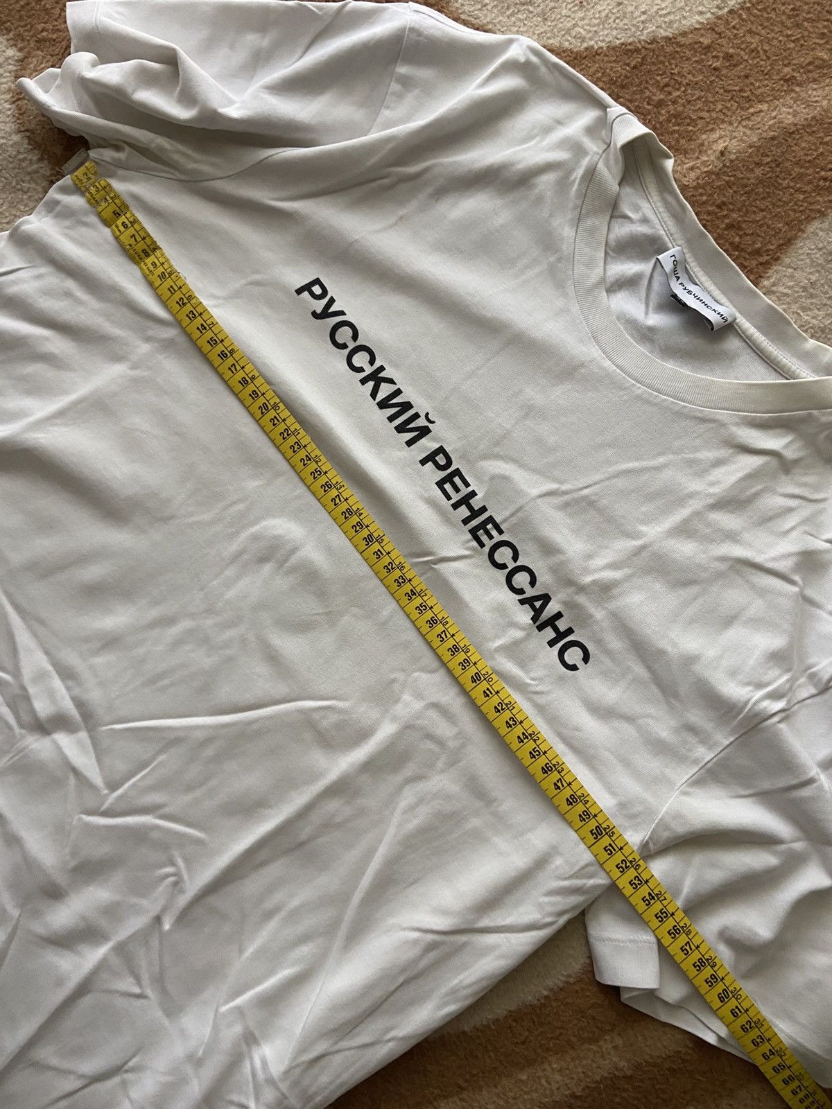Gosha Rubchinskiy Gosha Rubchinskiy white t shirt Size US XL / EU 56 / 4 - 2 Thumbnail