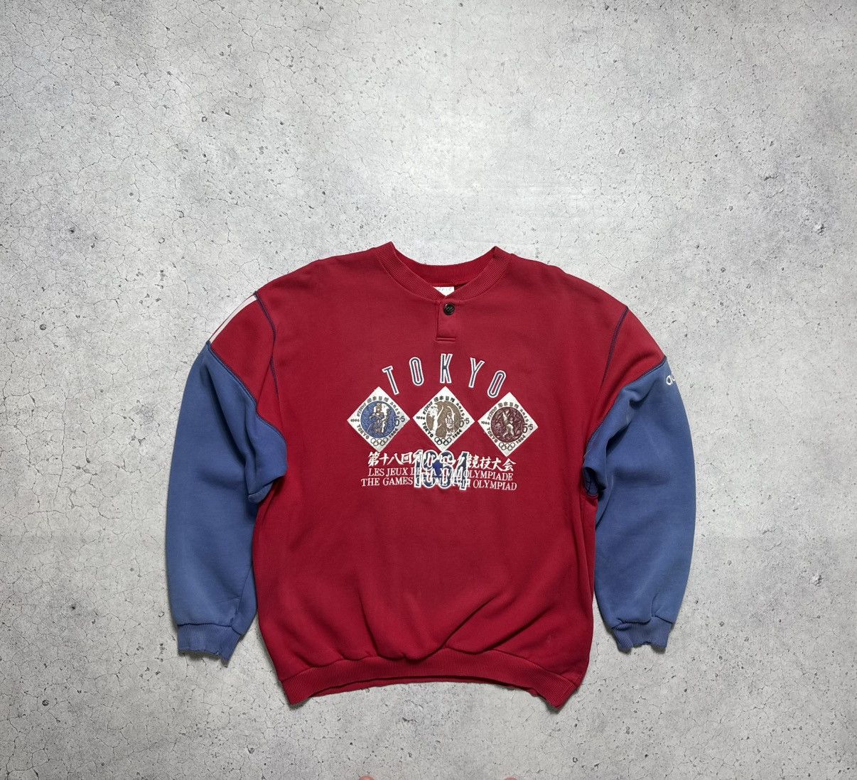 Adidas Adidas Olympia Tokyo Olympic 1964 Vintage Rare Sweatshirt Size US L / EU 52-54 / 3 - 1 Thumbnail