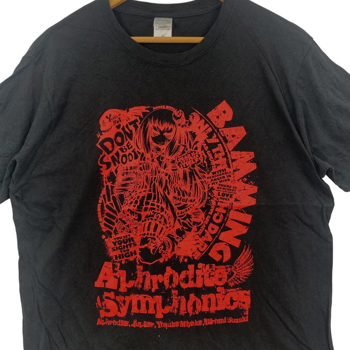 Japanese Brand APHRODITE SYMPHONICS BAND Kapparecords Tee Shirt Size US XL / EU 56 / 4 - 2 Thumbnail