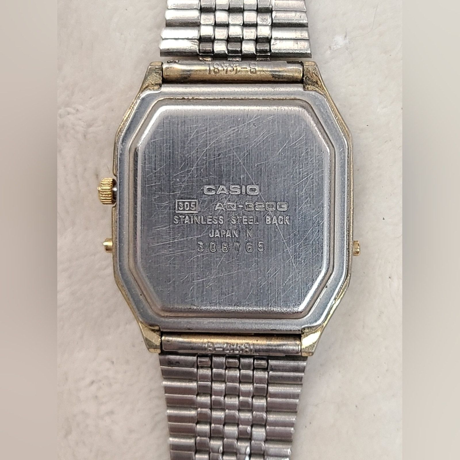 Casio Vintage Casio Men's Analog Digital Gold Tone Watch AQ-320G Size ONE SIZE - 5 Thumbnail