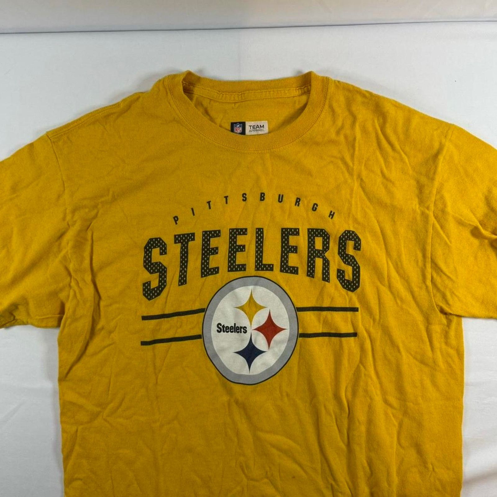 NFL NFL Yellow And Black Steelers Graphic Tee Size Medium Size US M / EU 48-50 / 2 - 1 Thumbnail