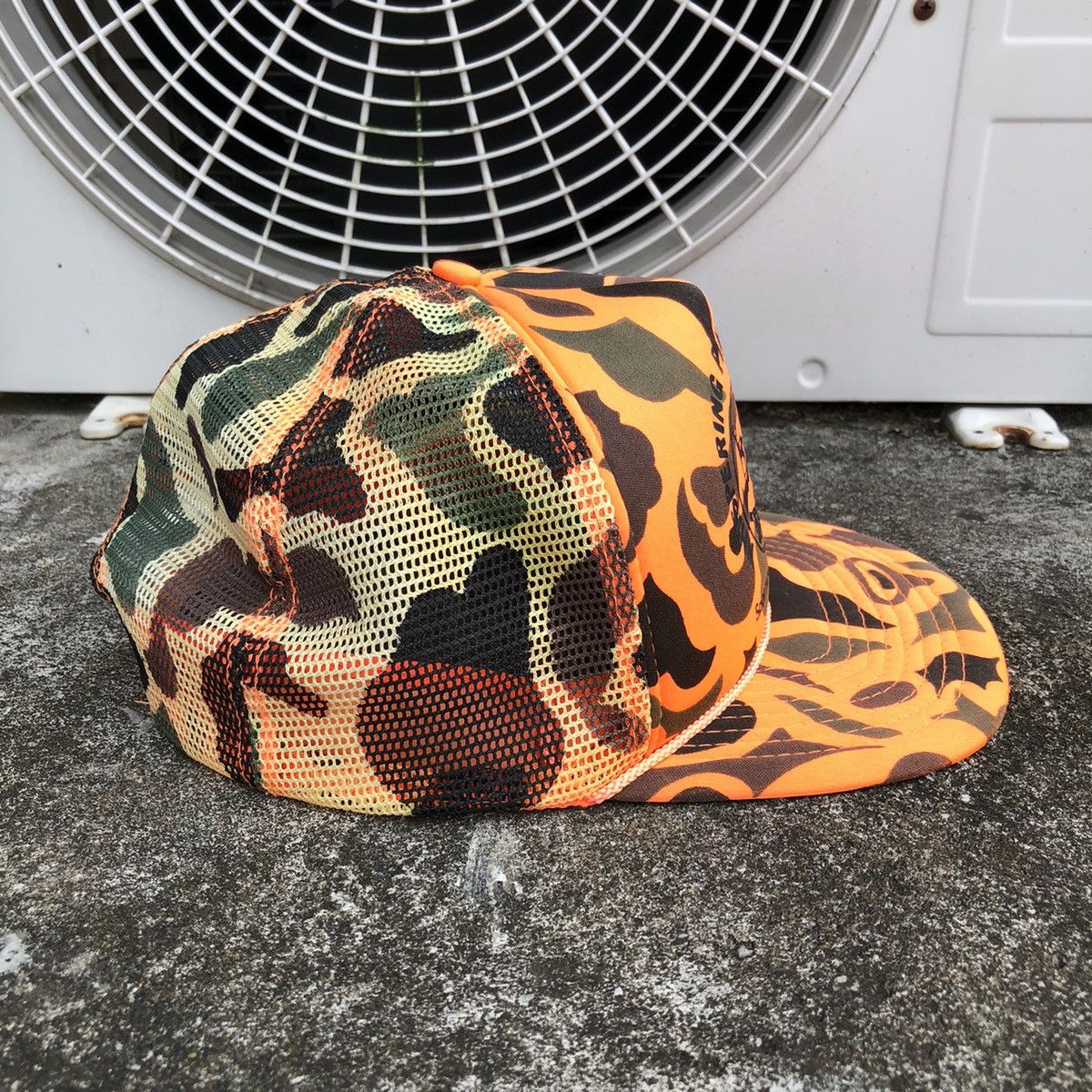 Vintage Vintage Trucker San Sun Double Camo Military Sportsman’s Size ONE SIZE - 4 Thumbnail