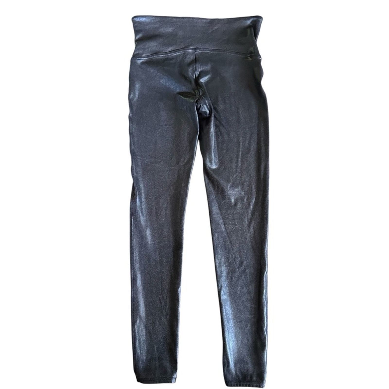 Spanx Spanx Faux Leather Leggings – Black – Size L – EUC Size 30" / US 8 / IT 44 - 10 Thumbnail
